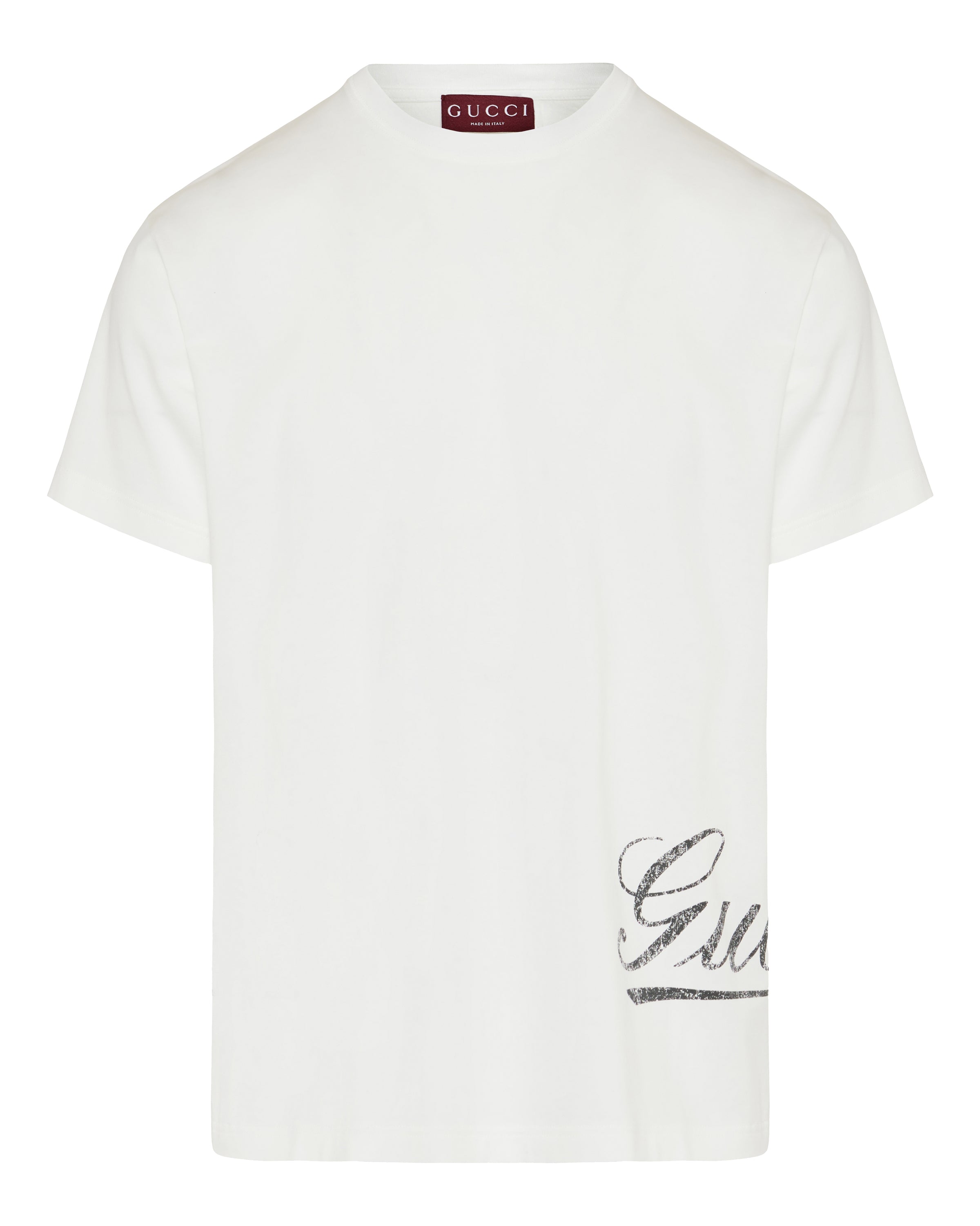 GUCCI 白Tシャツ Gucci Cotton-jersey printed t-shirt – Luisa World