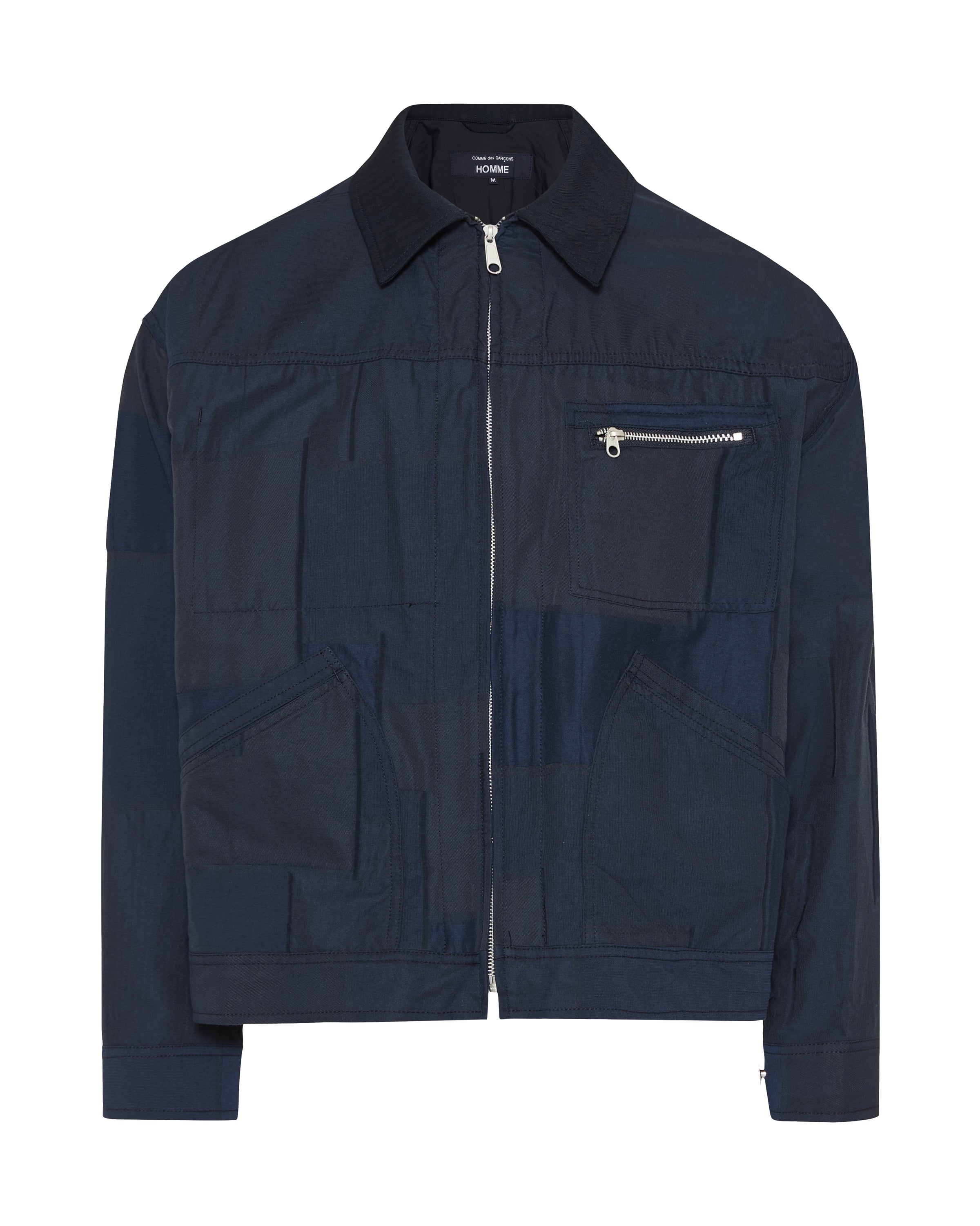 Comme des Garçons Homme Patchwork zip overshirt – Luisa World