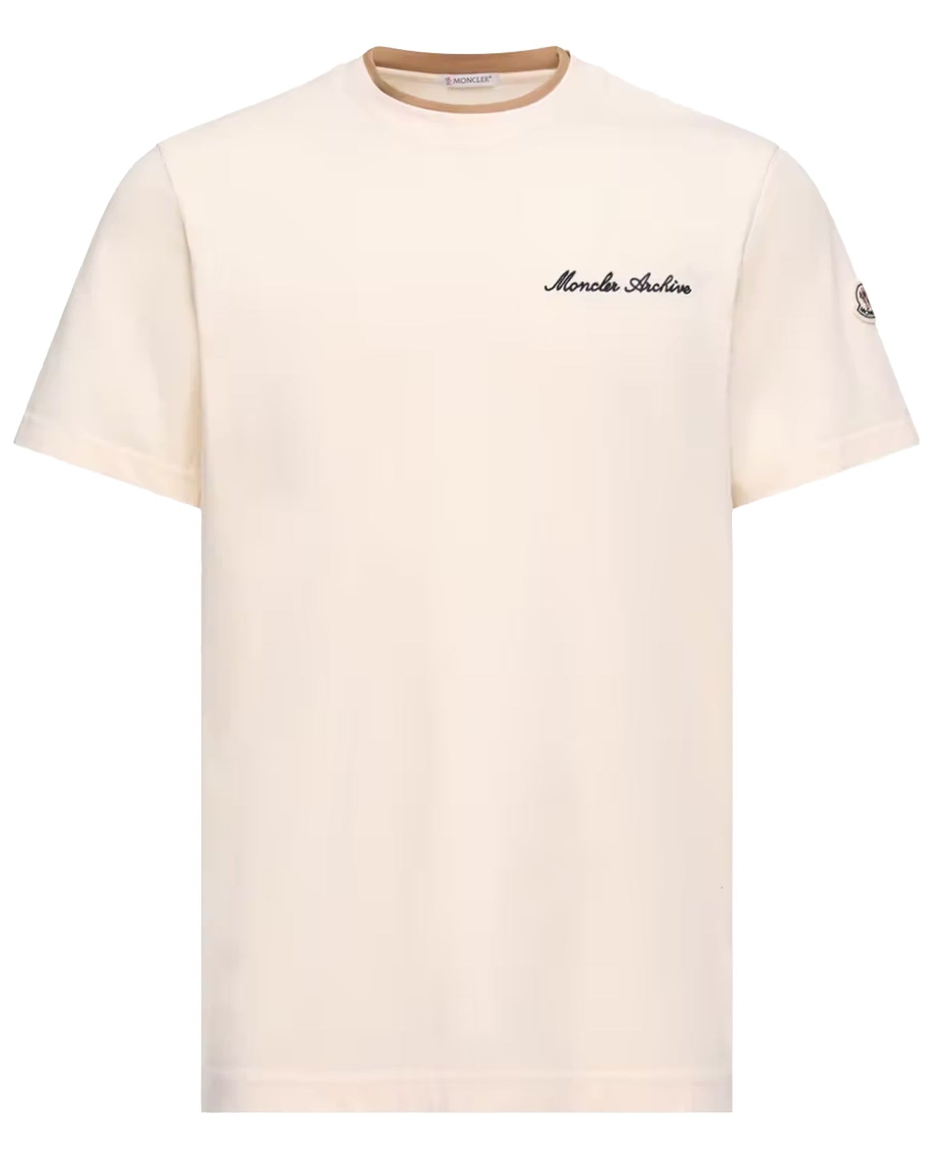Moncler Embroidered logo cotton T-shirt – Luisa World