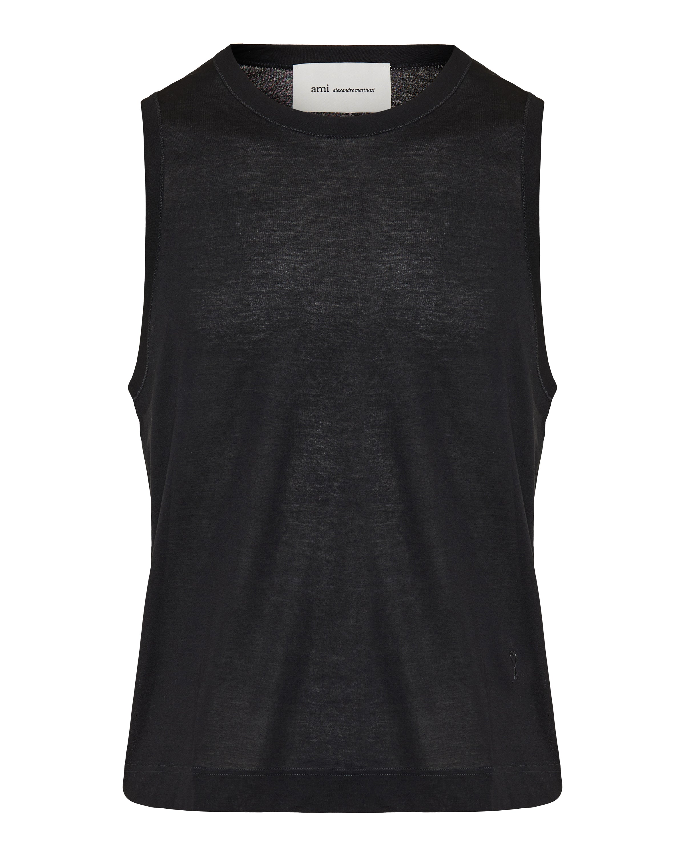 Ami Paris Sleeveless crew neck t-shirt – Luisa World
