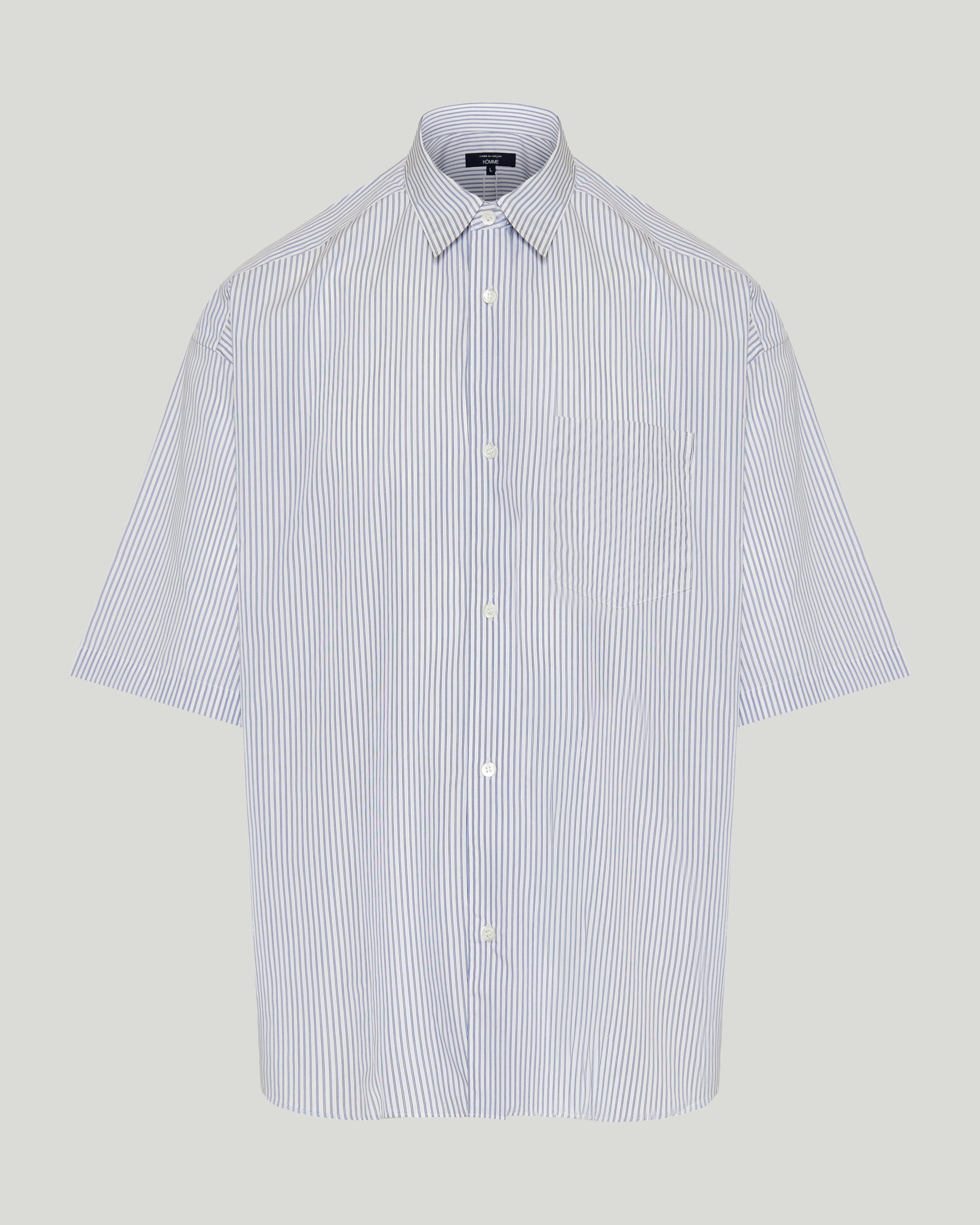 Comme des Garçons Homme striped short-sleeve shirt – Luisa World