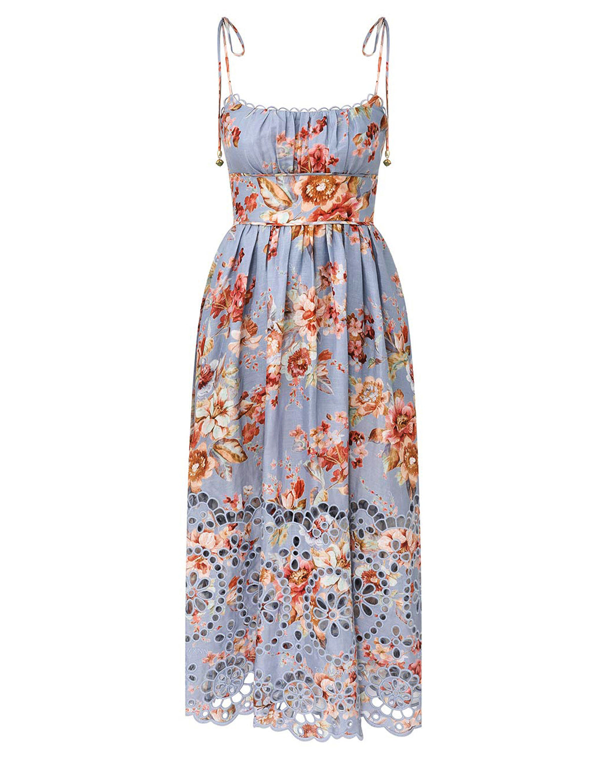 zimmermann midi picnic dress ZIMMERMANN Luna Cargo Picnic Dress | Black Dot