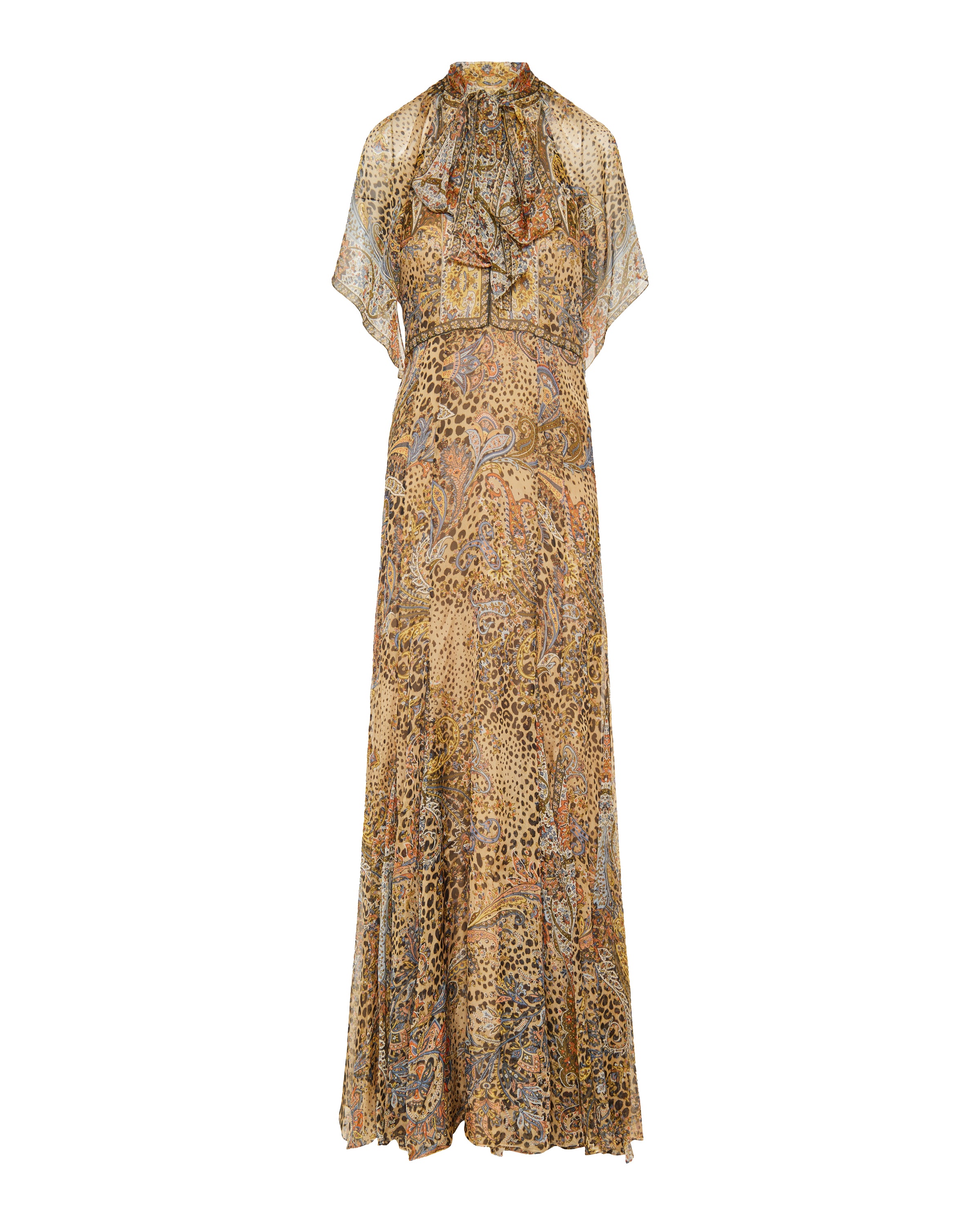 Etro Paisley print silk mini dress Luisa World Etro Paisley print silk mini dress Luisa World