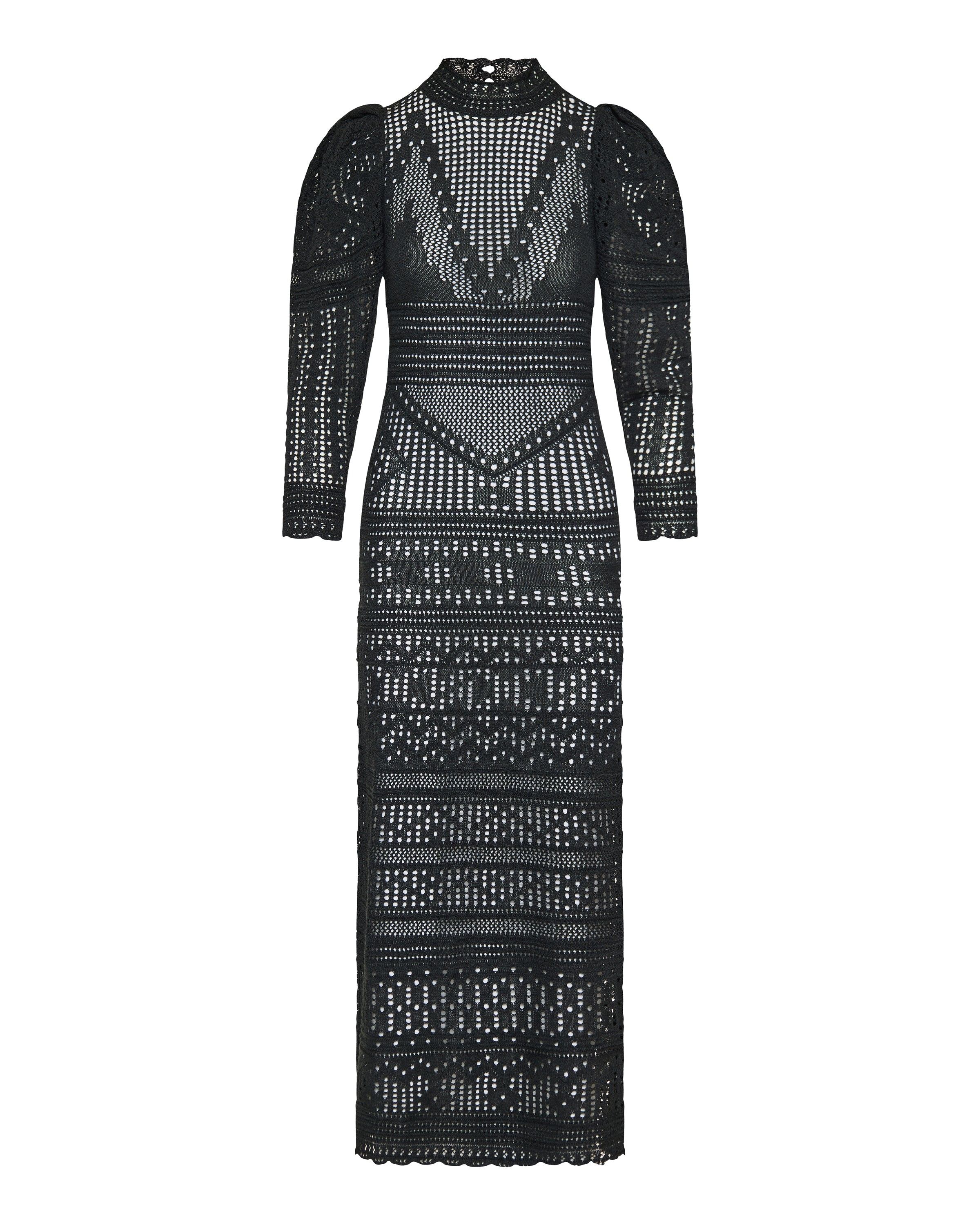 isabel marant knit dress Isabel Marant Metaya Crochet Knit Backless Maxi Dress