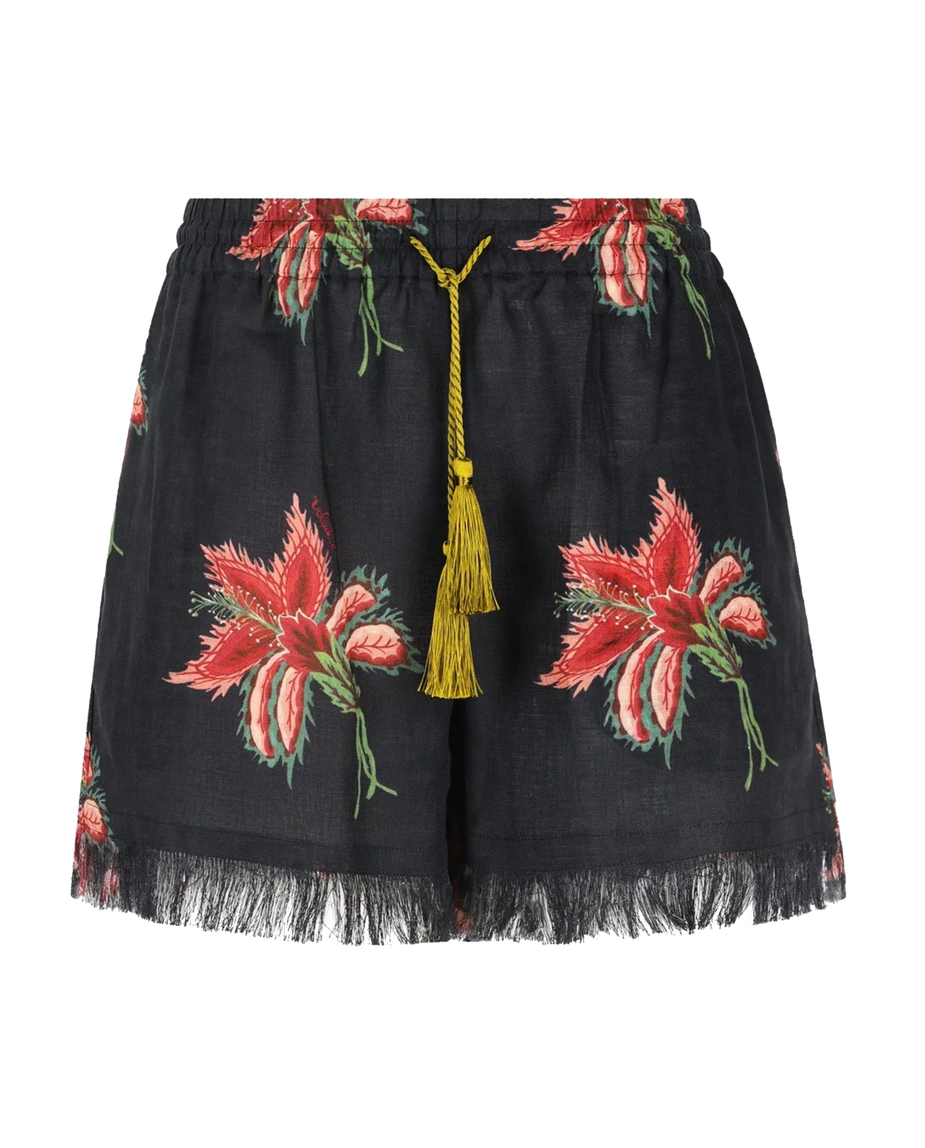 Valentino Garavani Tassel-detailed fringed shorts – Luisa World
