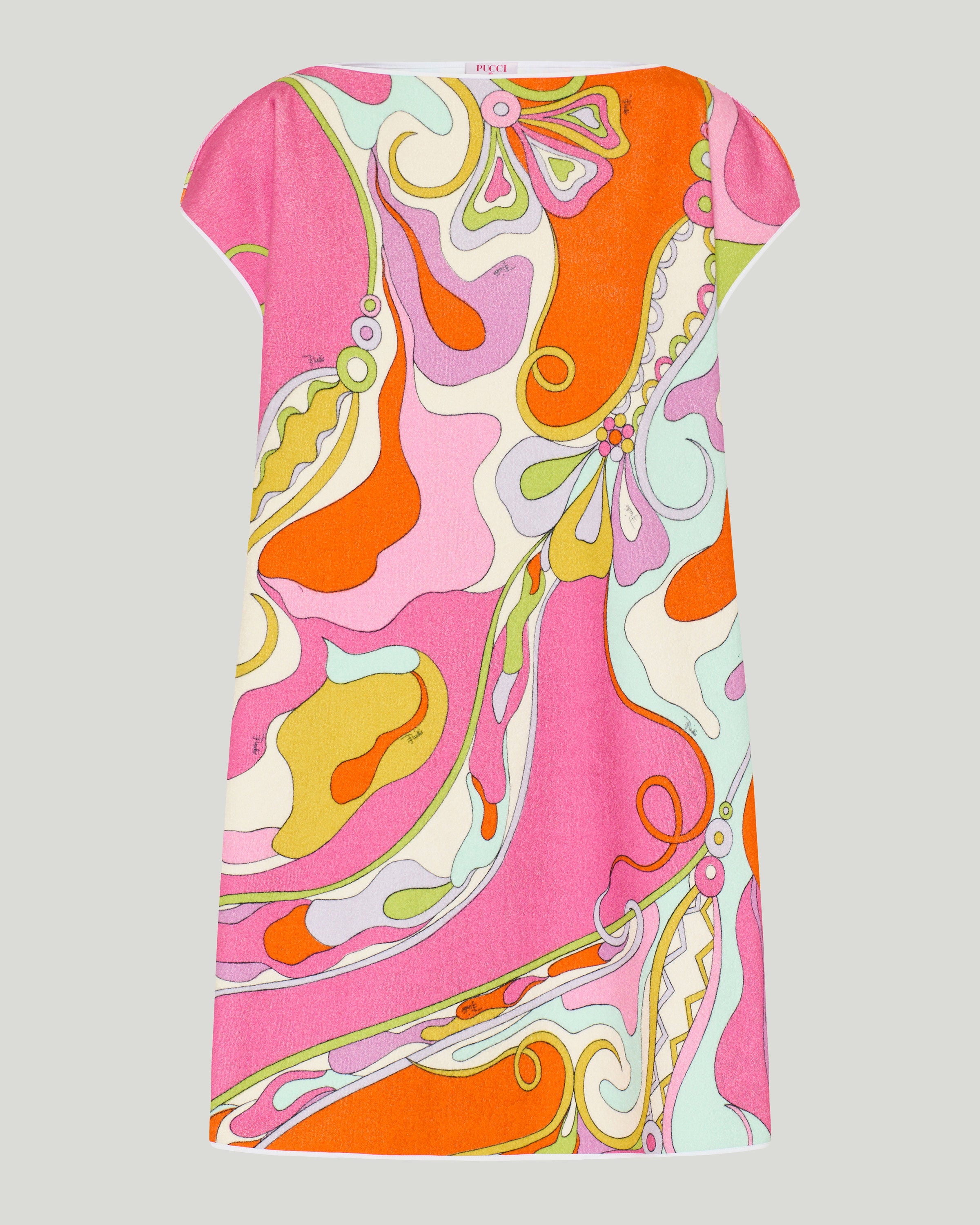 Pucci Orchidee print cotton terry dress