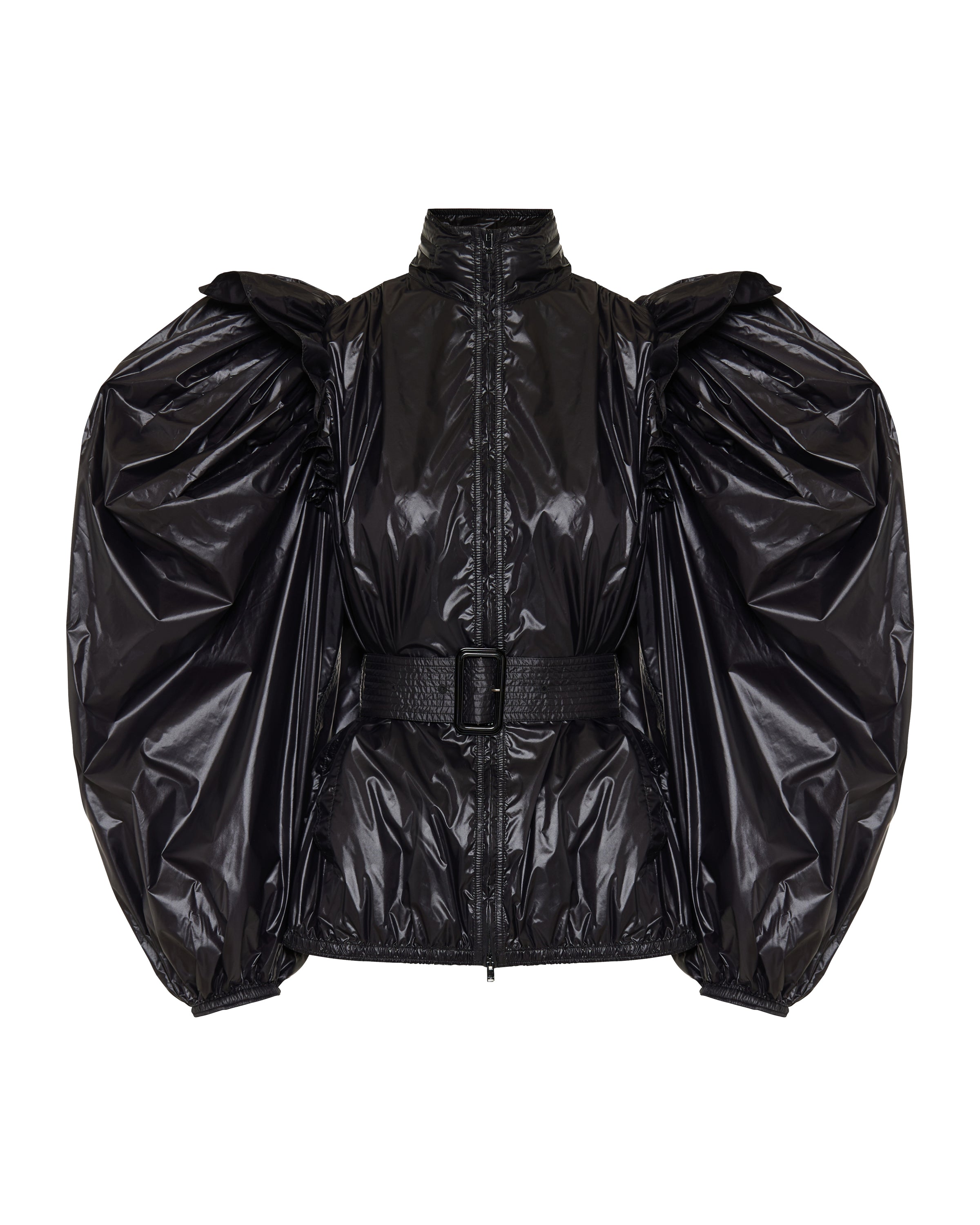 Saint Laurent Balloon-sleeve windbreaker – Luisa World