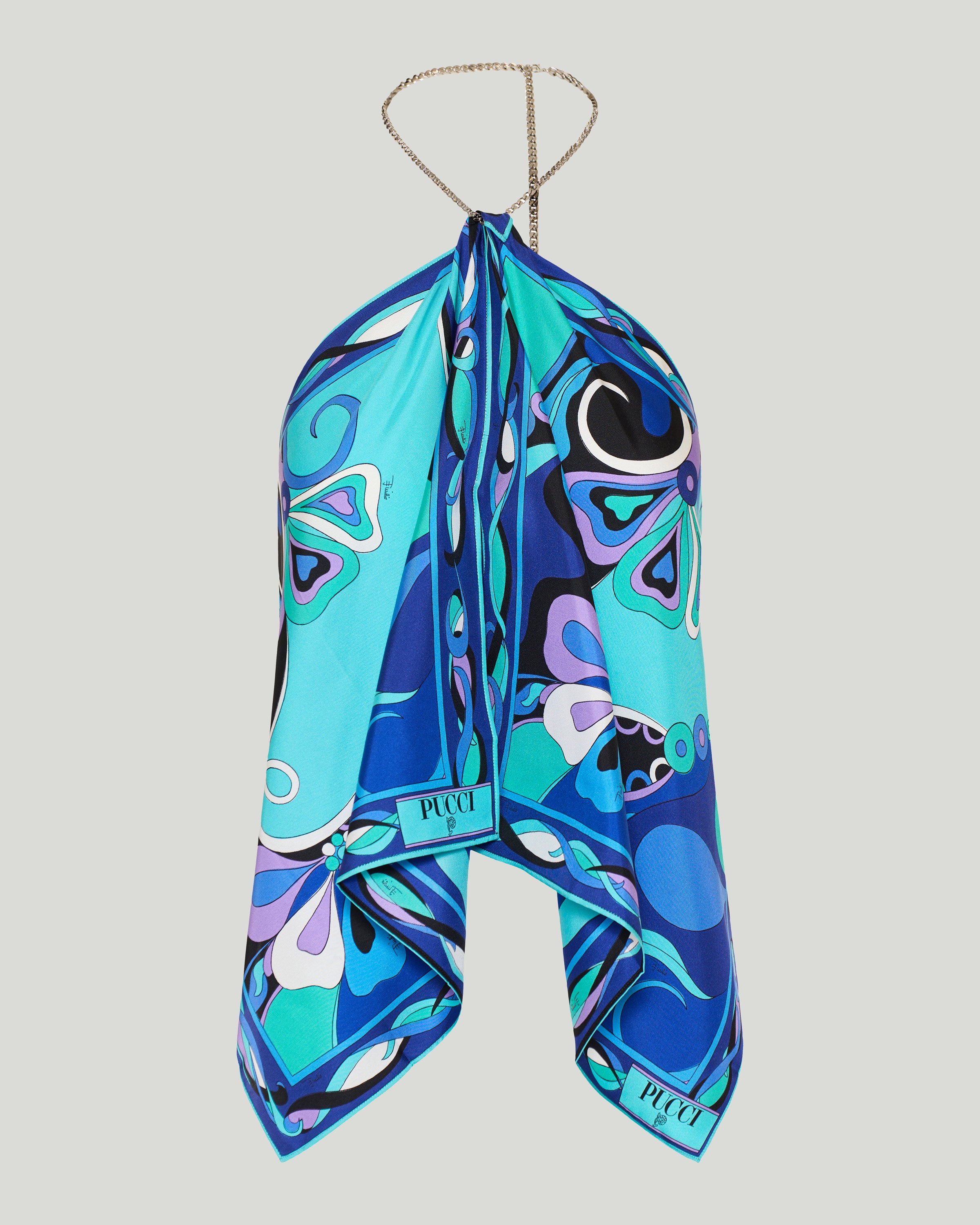 Pucci Orchidee print chain top – Luisa World