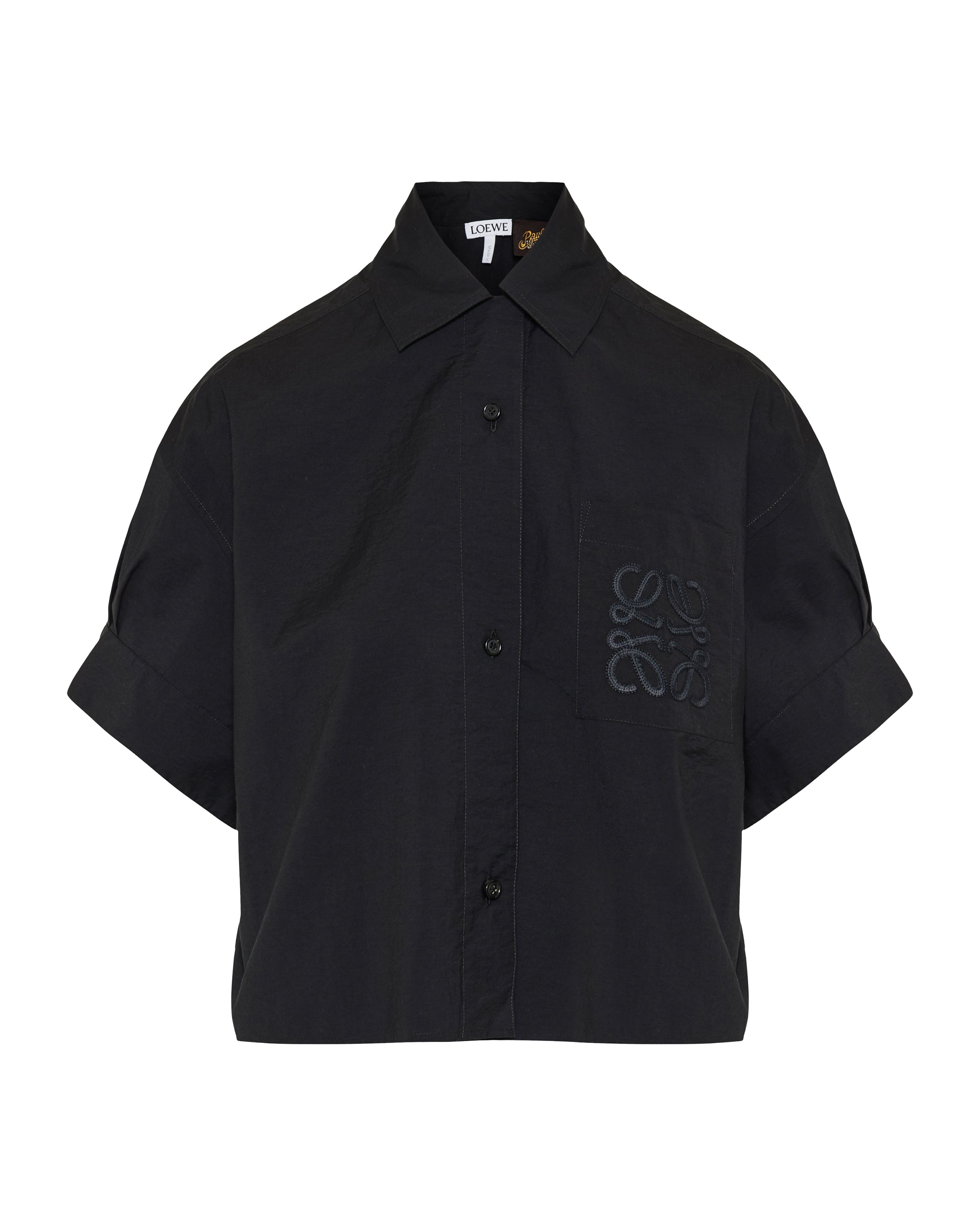 Loewe Paula's Ibiza ブラックポロシャツ LOEWE PAULA'S IBIZA Loewe Paula's Ibiza Short sleeve cotton shirt