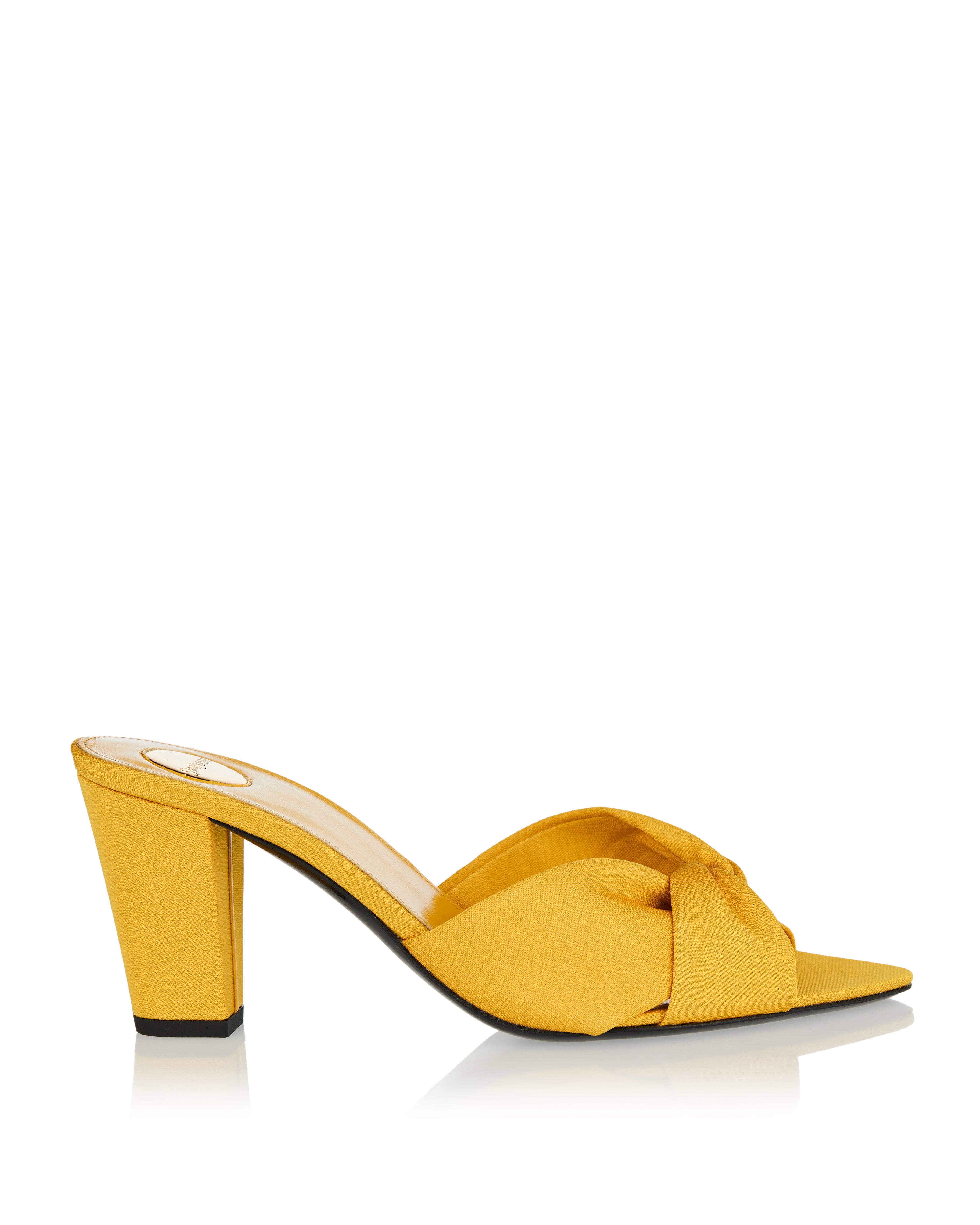 Saint Laurent Franciane satin mules – Luisa World