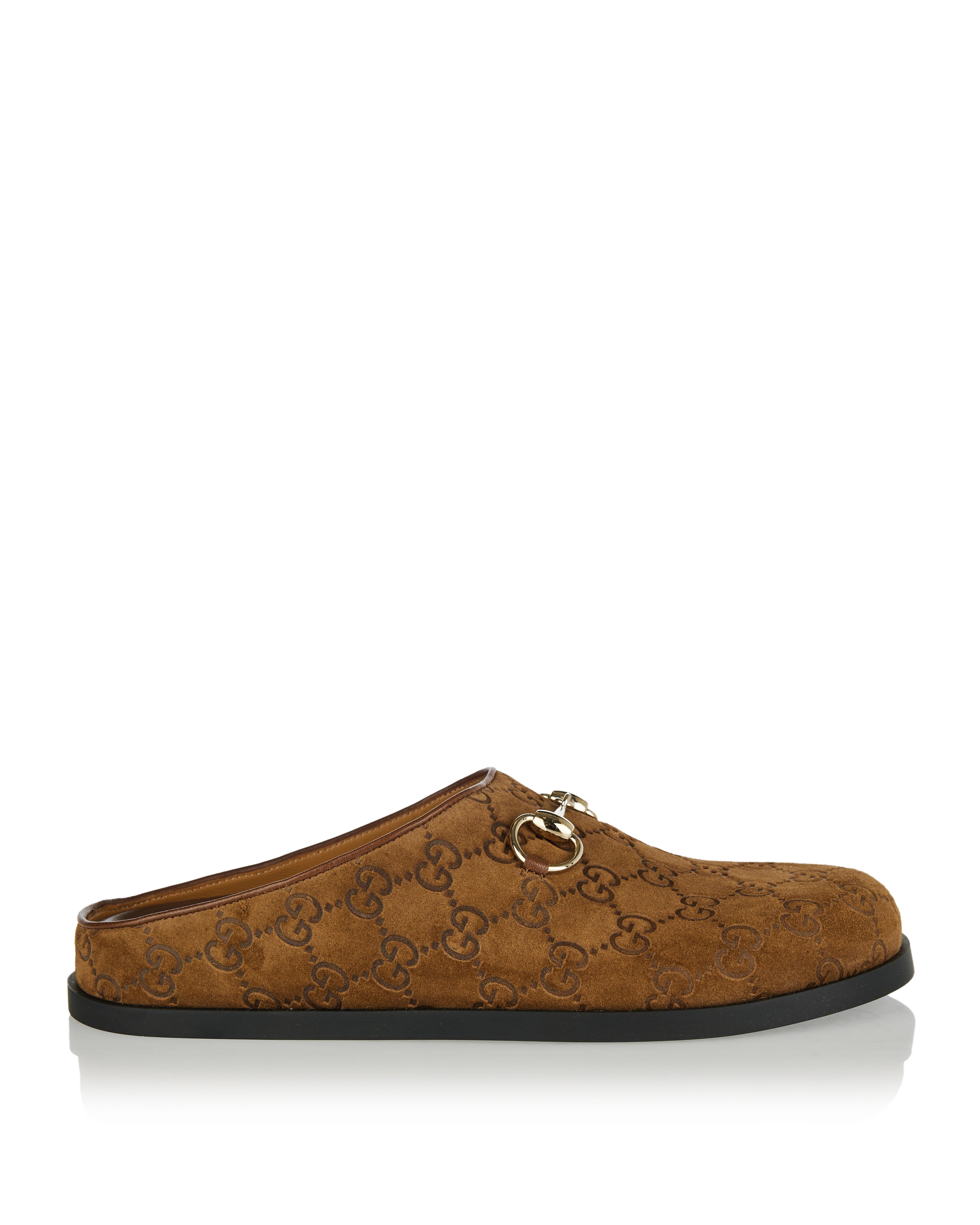 Gucci Horsebit suede leather mules – Luisa World
