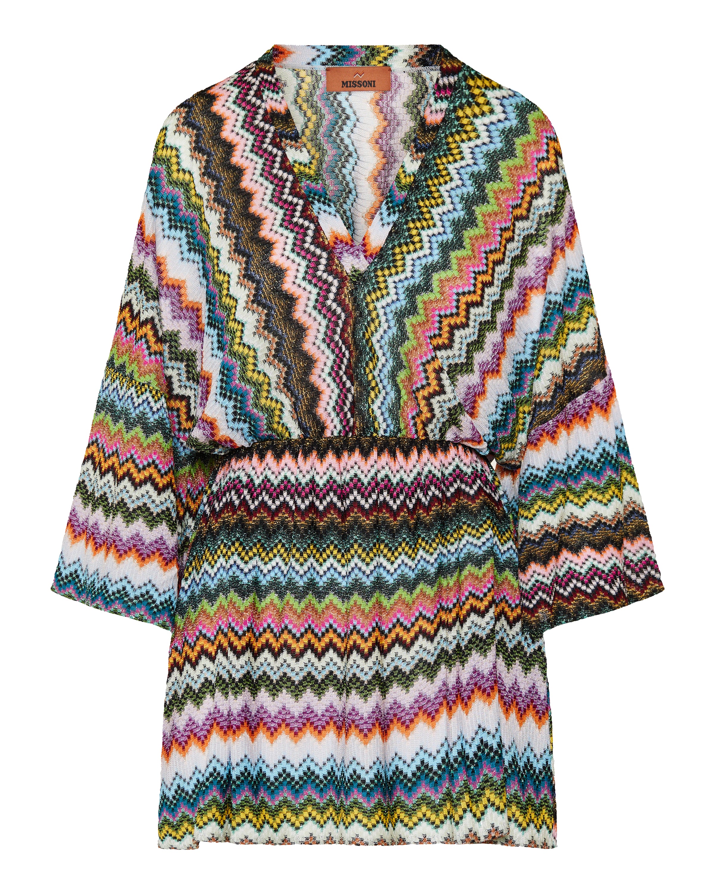 Missoni Chevron v-neck beach dress