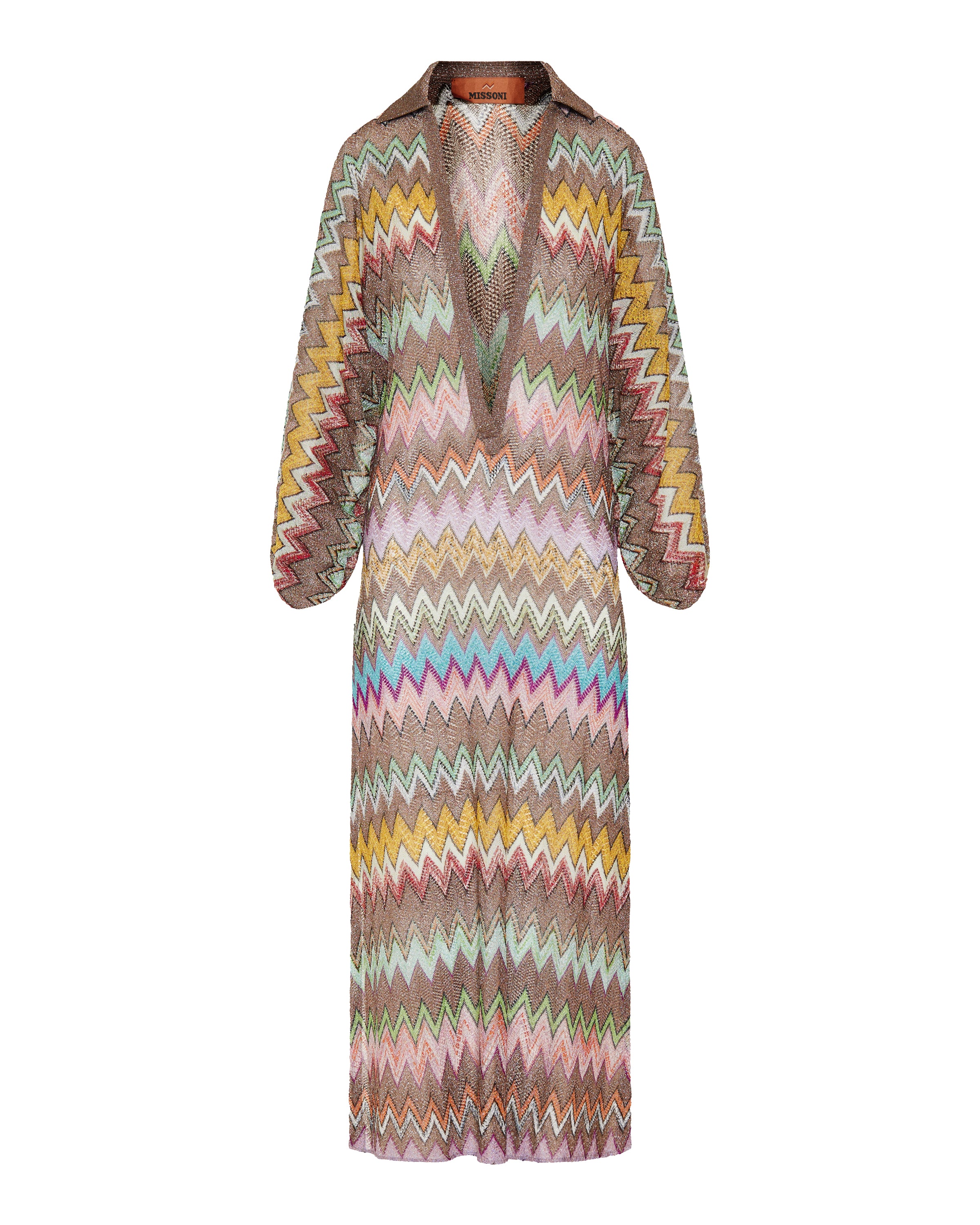 Missoni Deep v-neck chevron beach dress – Luisa World