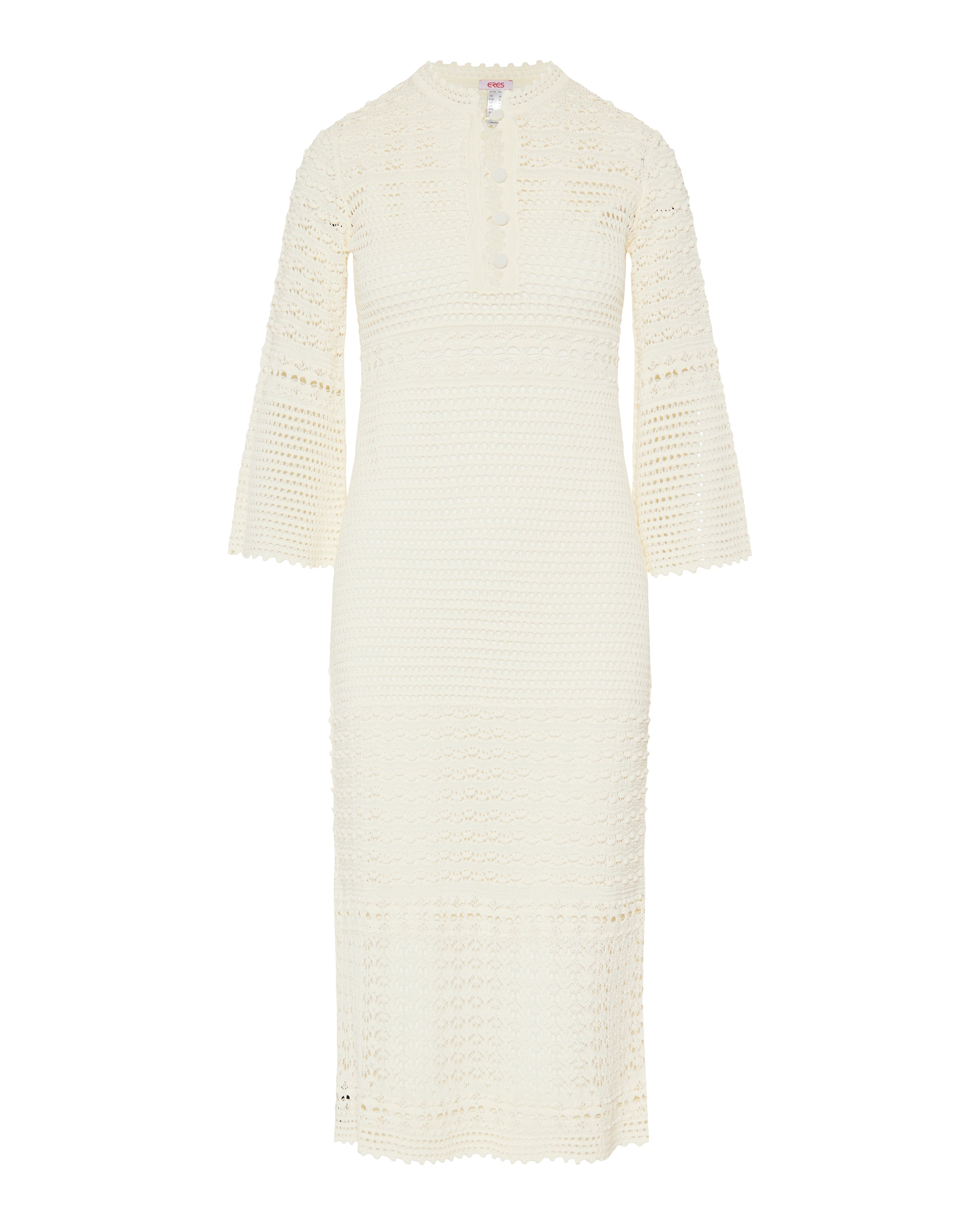 Eres Madone Open-knit cotton-blend maxi dress Luisa World Eres Madone Open-knit cotton-blend maxi dress Luisa World
