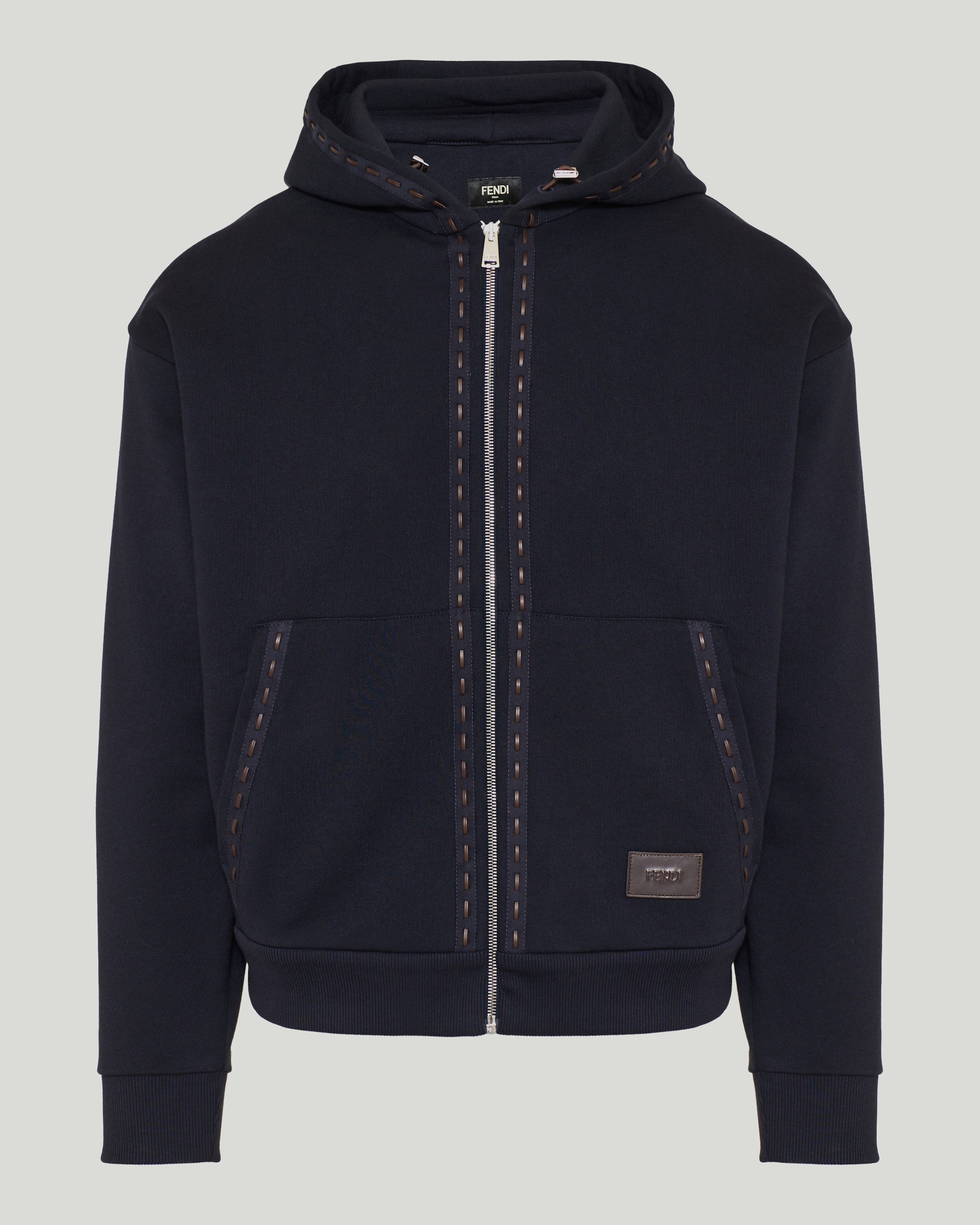 Fendi Cotton zip-up hoodie – Luisa World