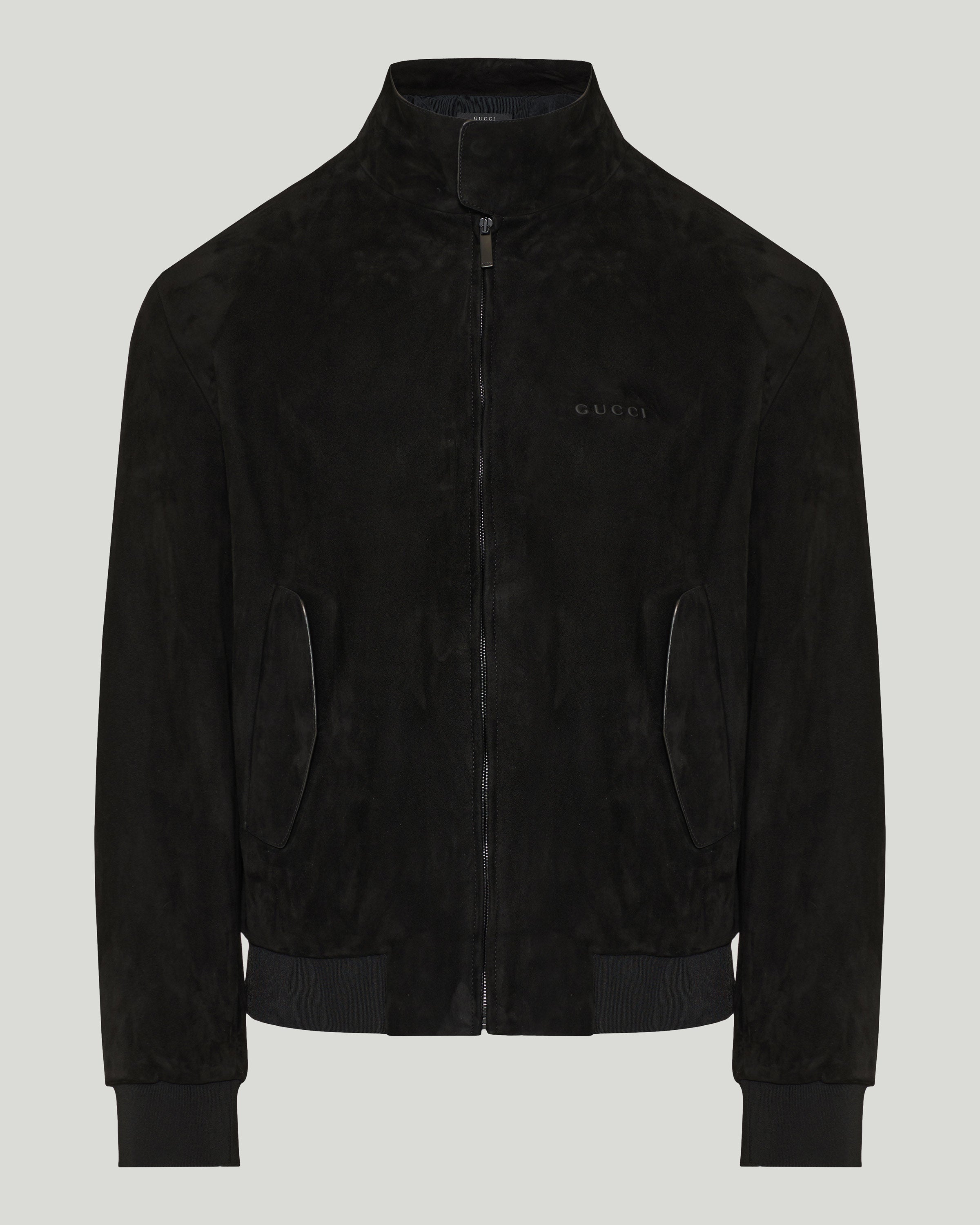 Gucci High-neck logo embroidered jacket – Luisa World
