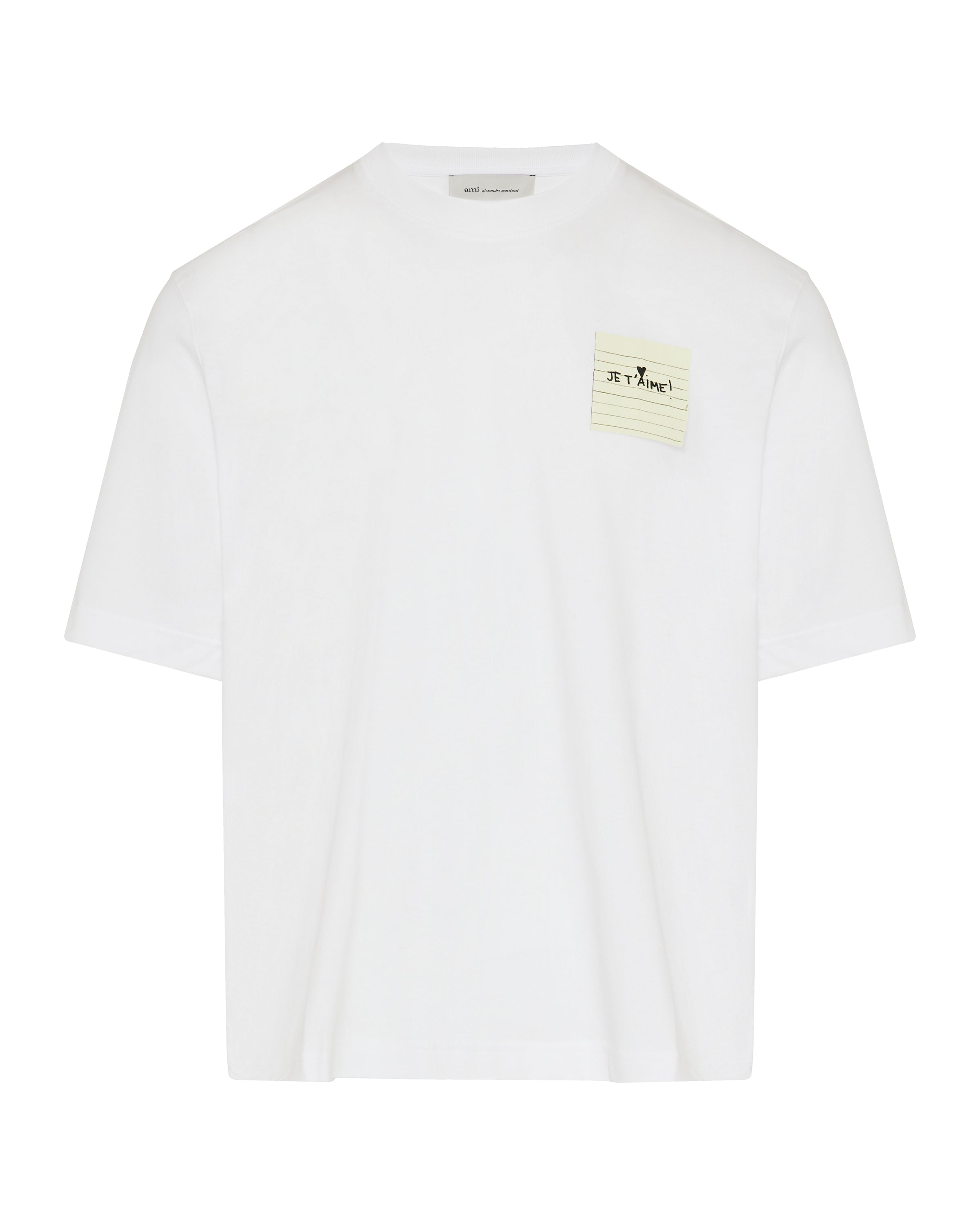 Ami Paris Post-it je t'aime cotton t-shirt – Luisa World