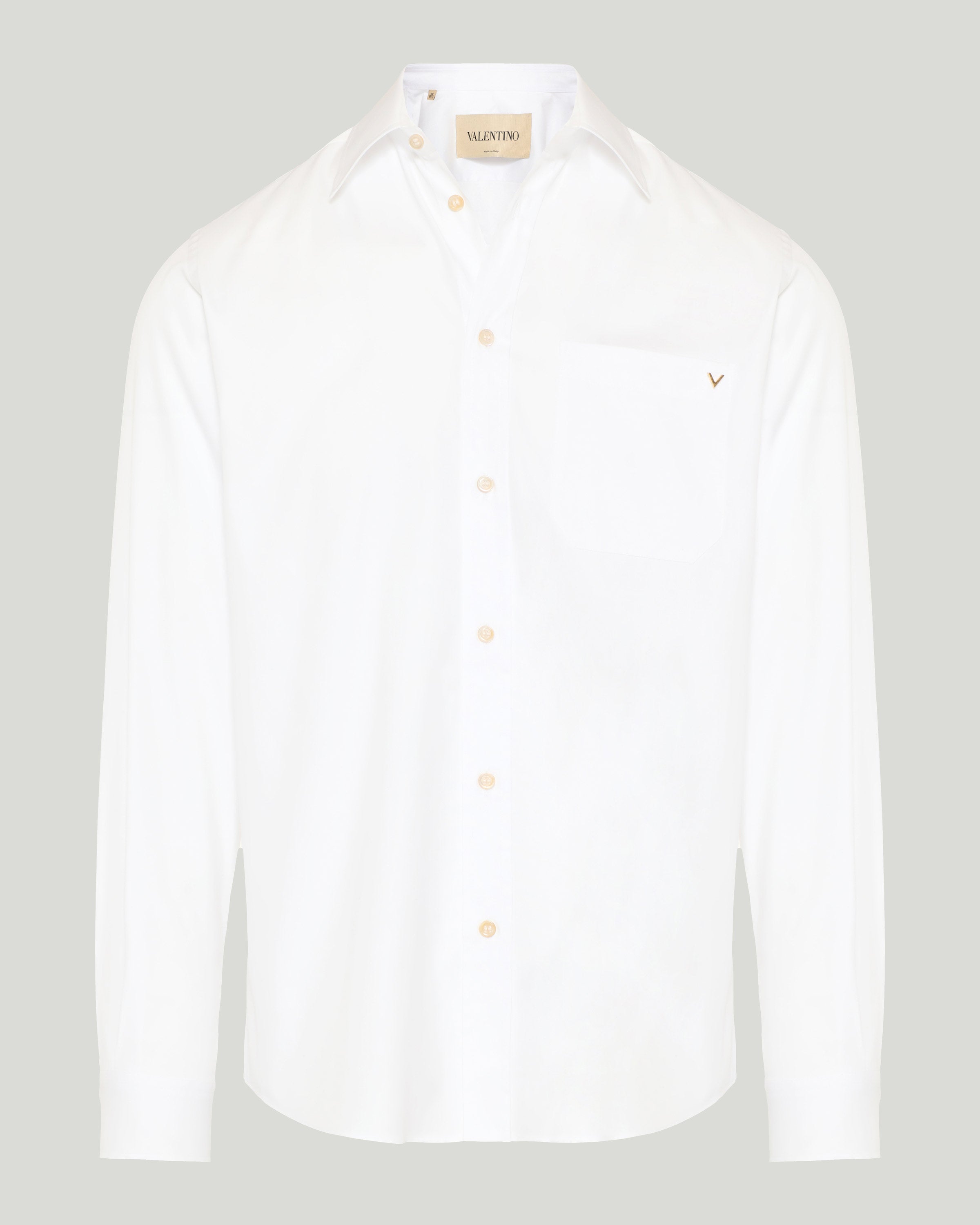 Valentino Garavani Oxford cotton shirt with VGold – Luisa World