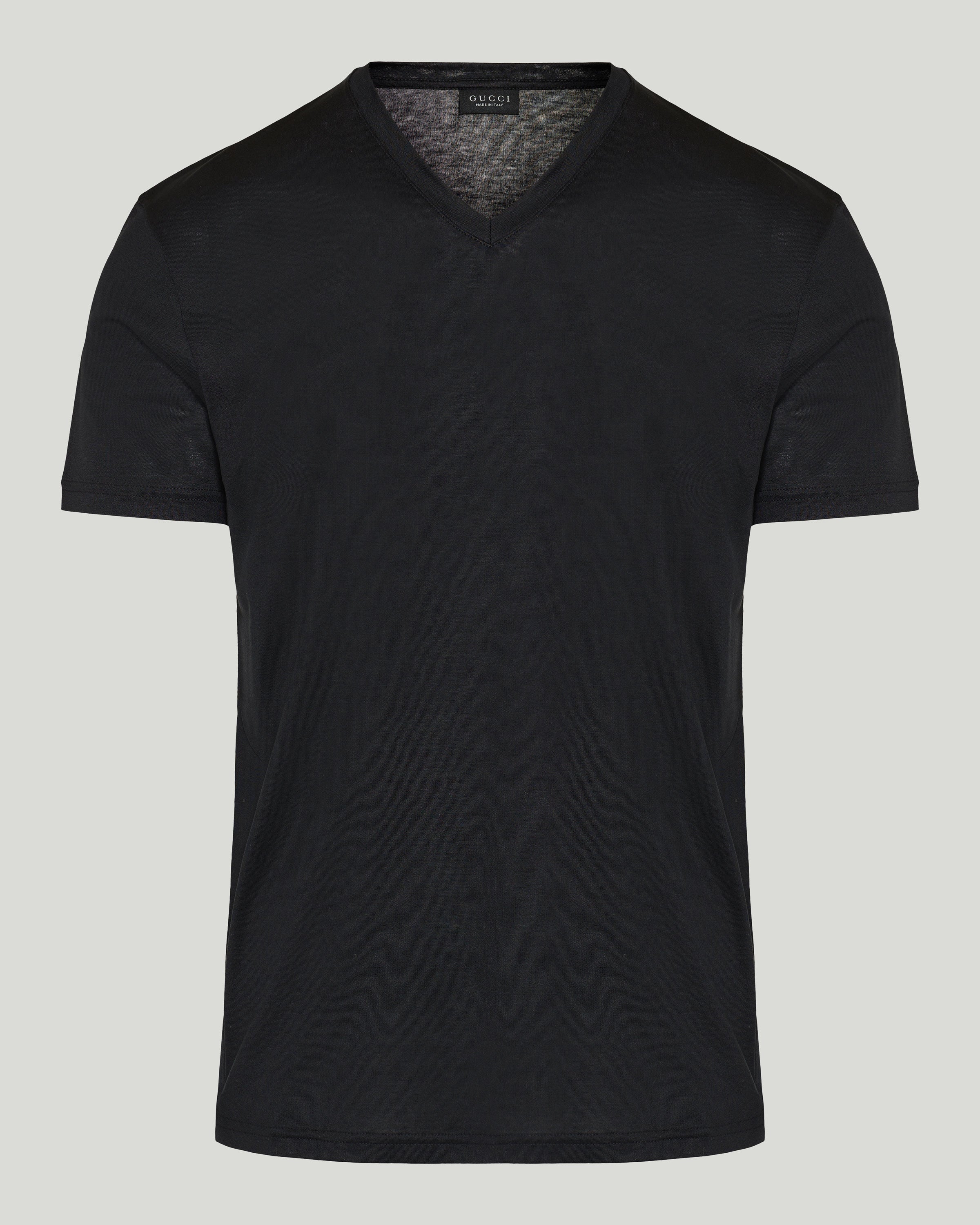 Gucci Silk-jersey V-neck T-shirt – Luisa World