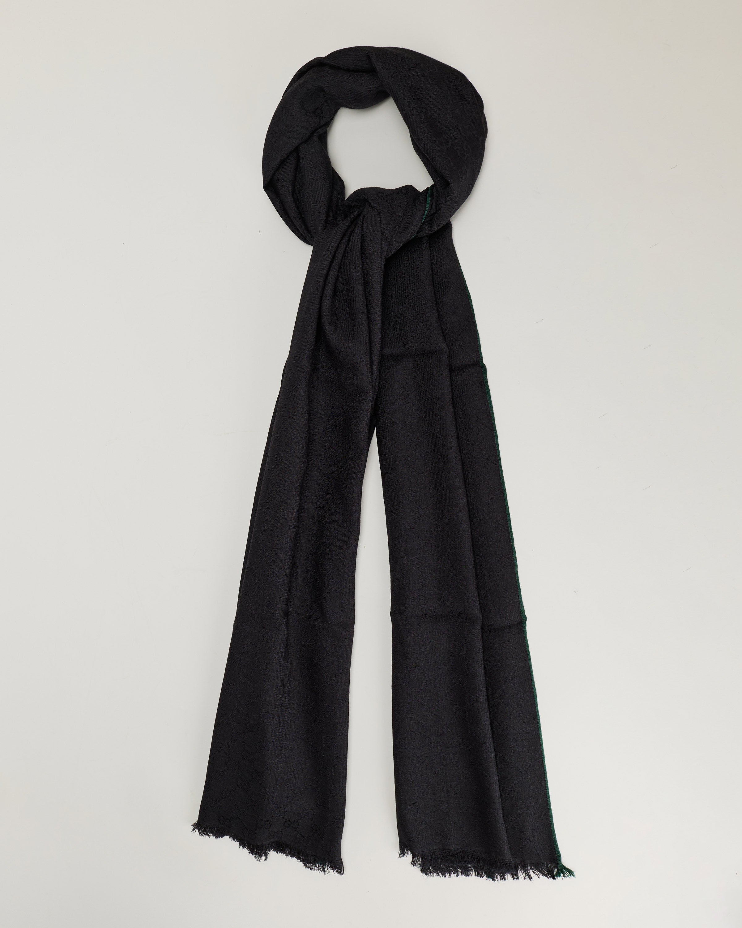 Gucci GG wool silk jacquard stole – Luisa World