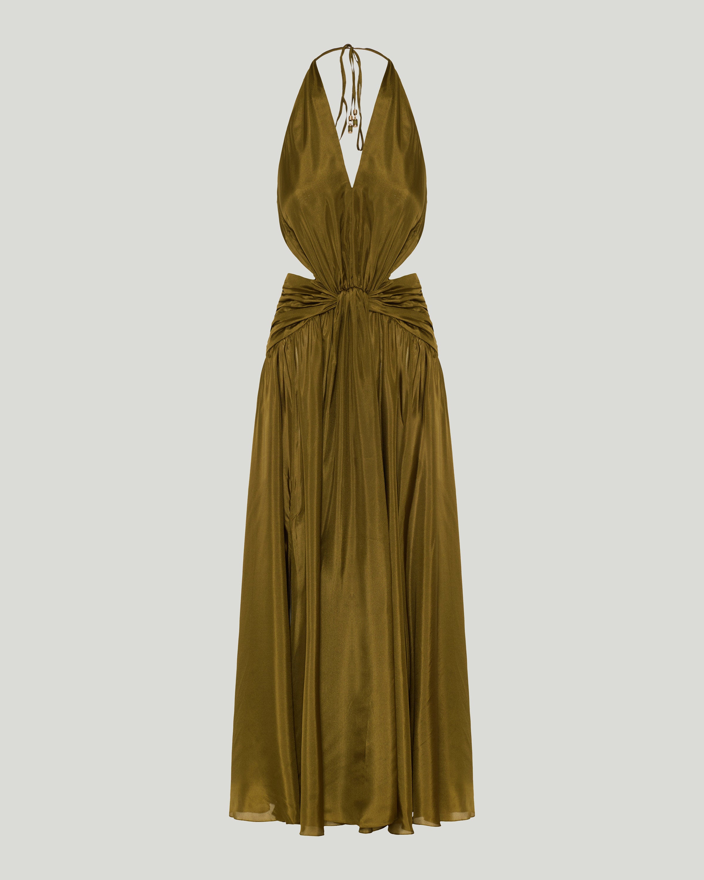 Zimmermann Indra plunge halter maxi dress – Luisa World