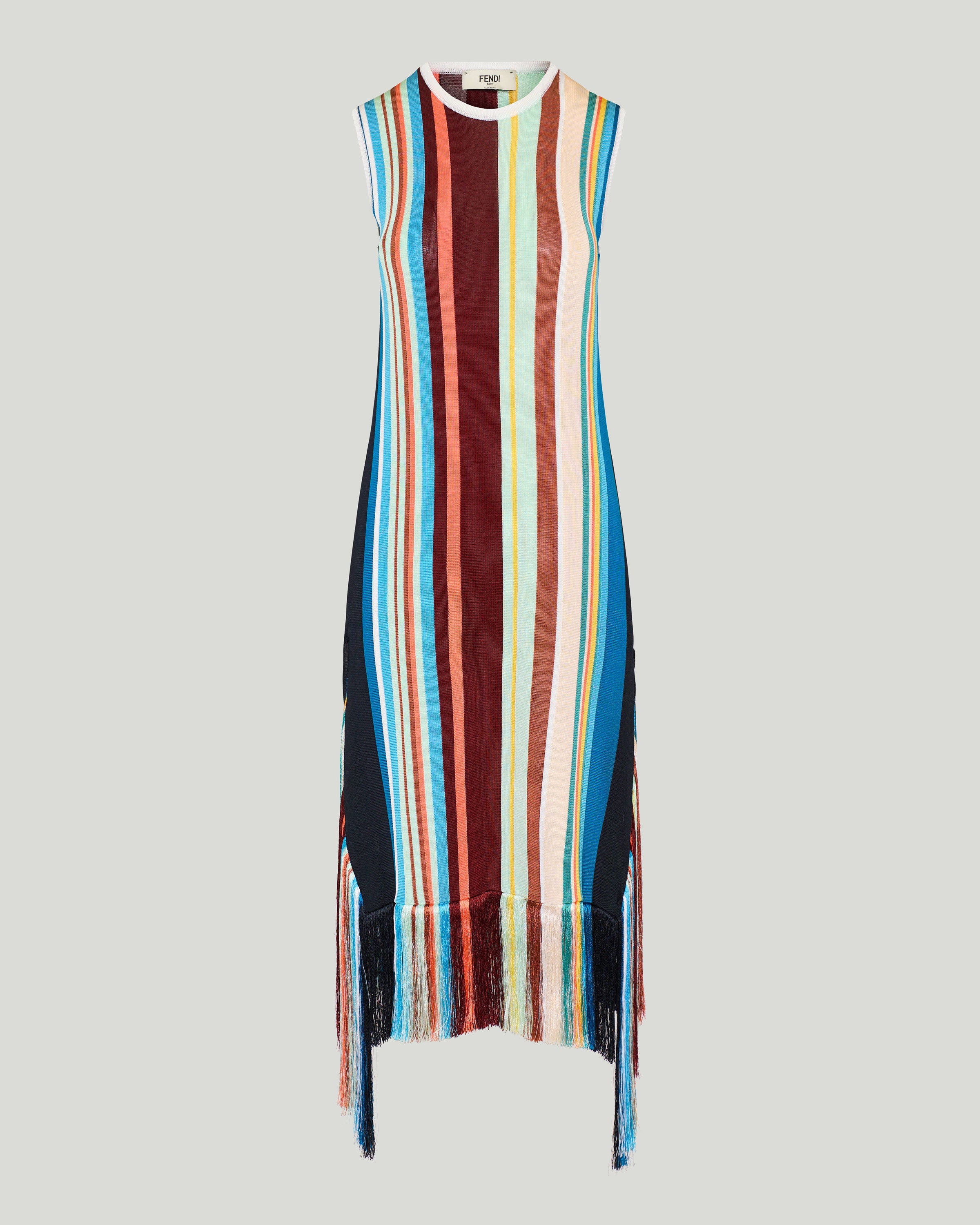 fendi knit dress Fendi Striped viscose yarn dress – Luisa World