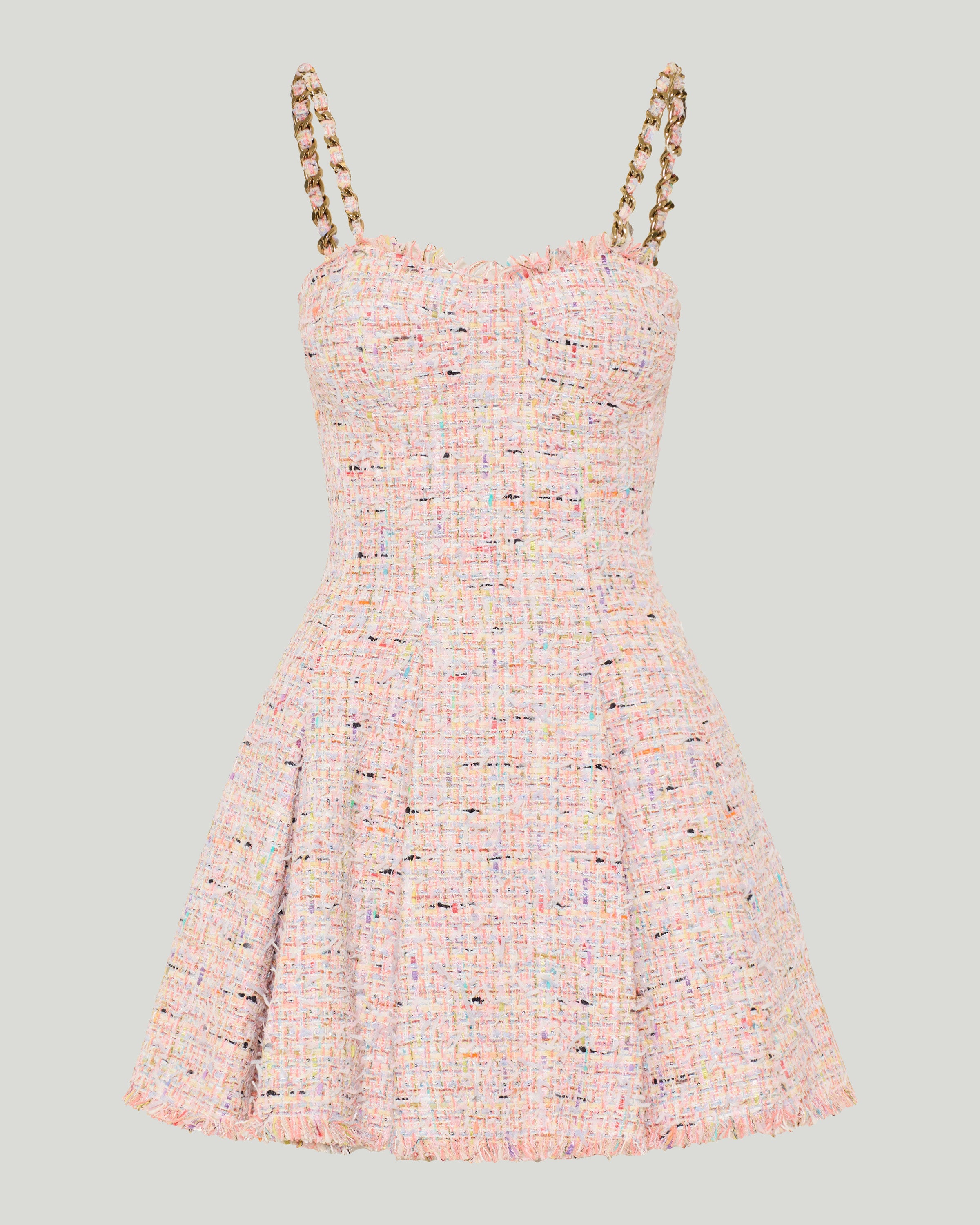 balmain tweed mini dress Balmain