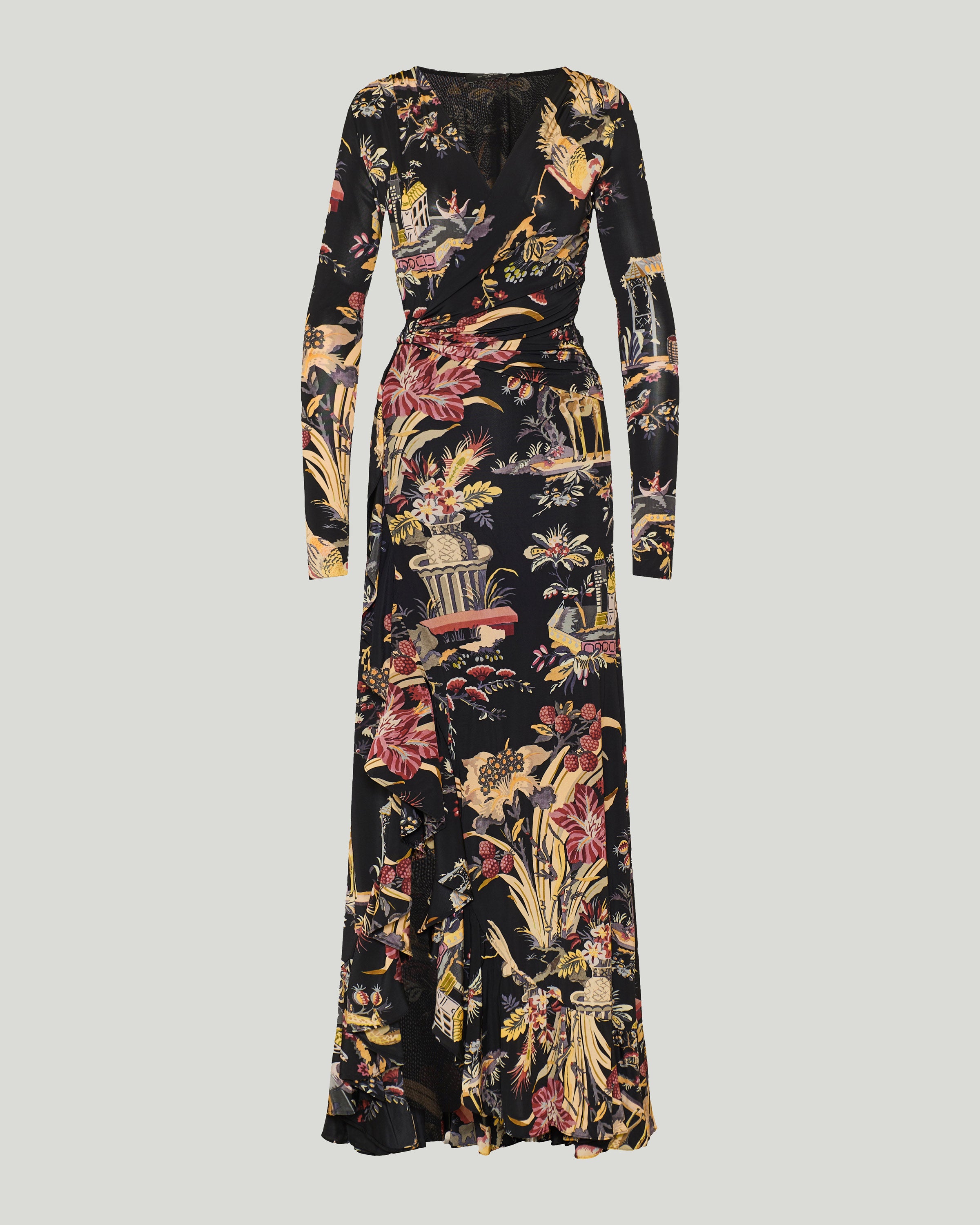 Etro Printed jersey maxi dress