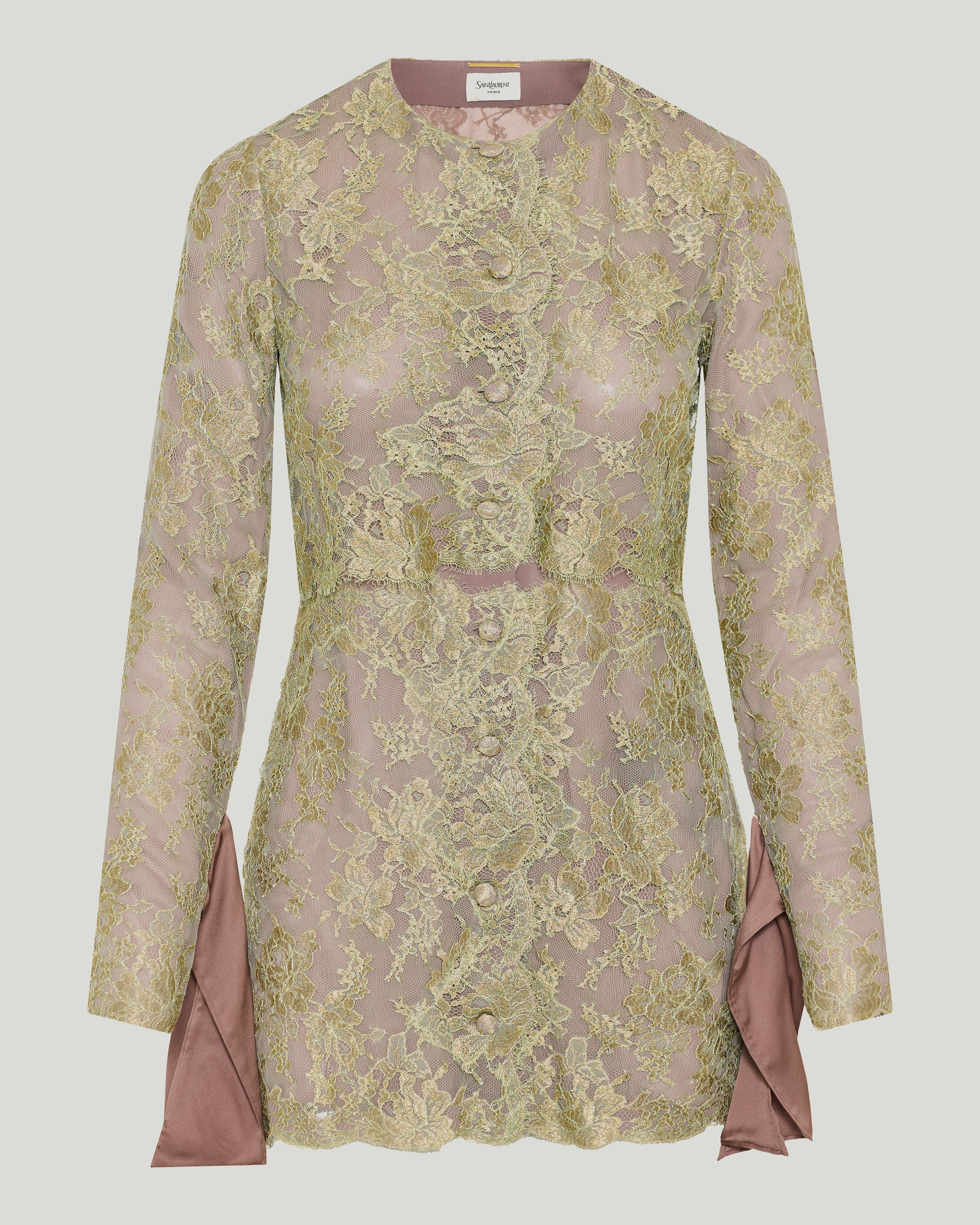 saint laurent lace dress Silk-trimmed mini – Luisa World Product Description MORPHEW VINTAGE Material:Plain Sash oversize linen dress Hush Puppies White And