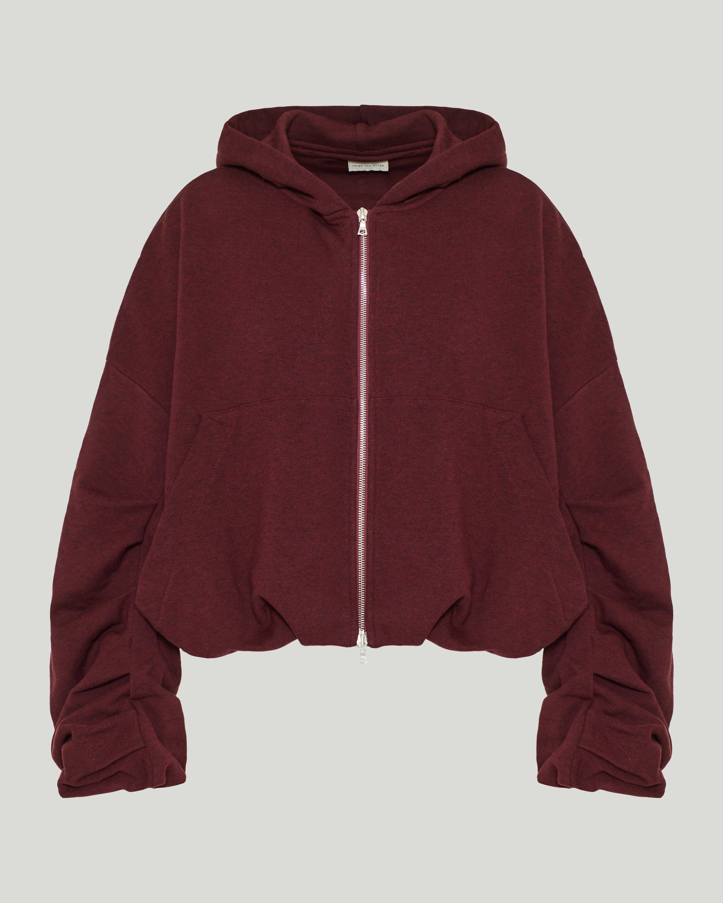 Dries Van Noten Cotton-jersey zip-up hoodie – Luisa World