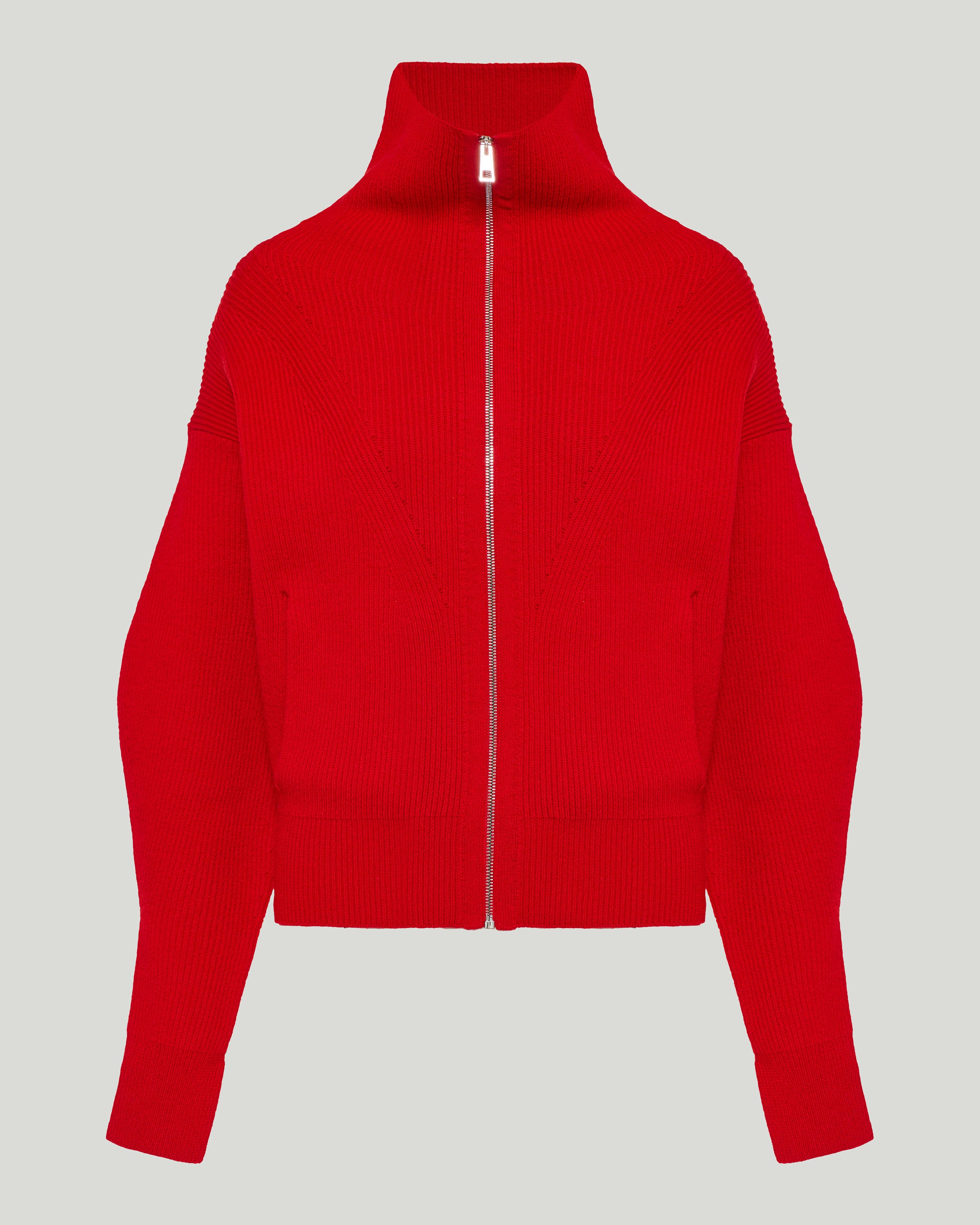 GIVENCHY レッド ハイネックニット Givenchy Zipped Cardigan – Luisa World