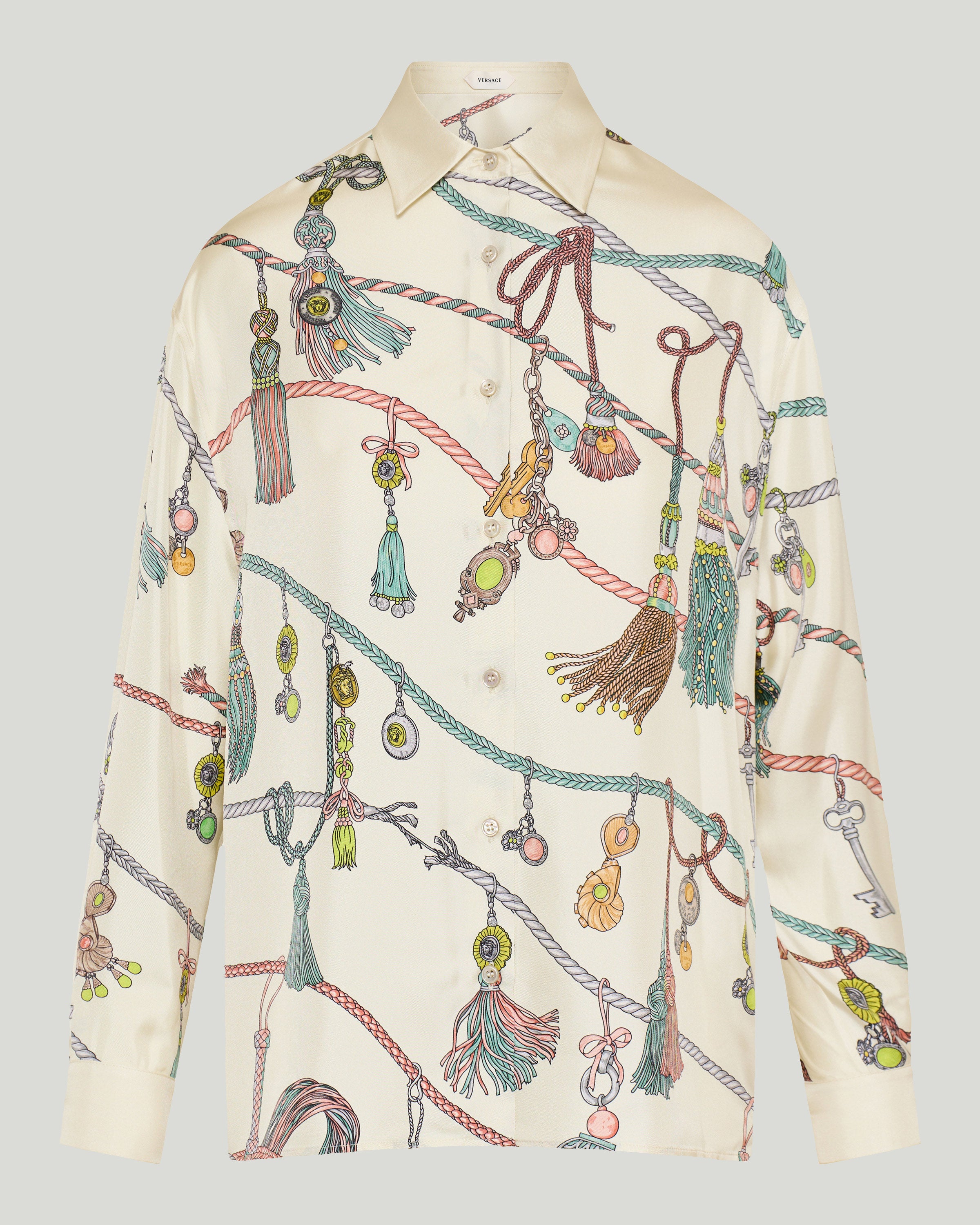 Versace Printed silk twill shirt – Luisa World