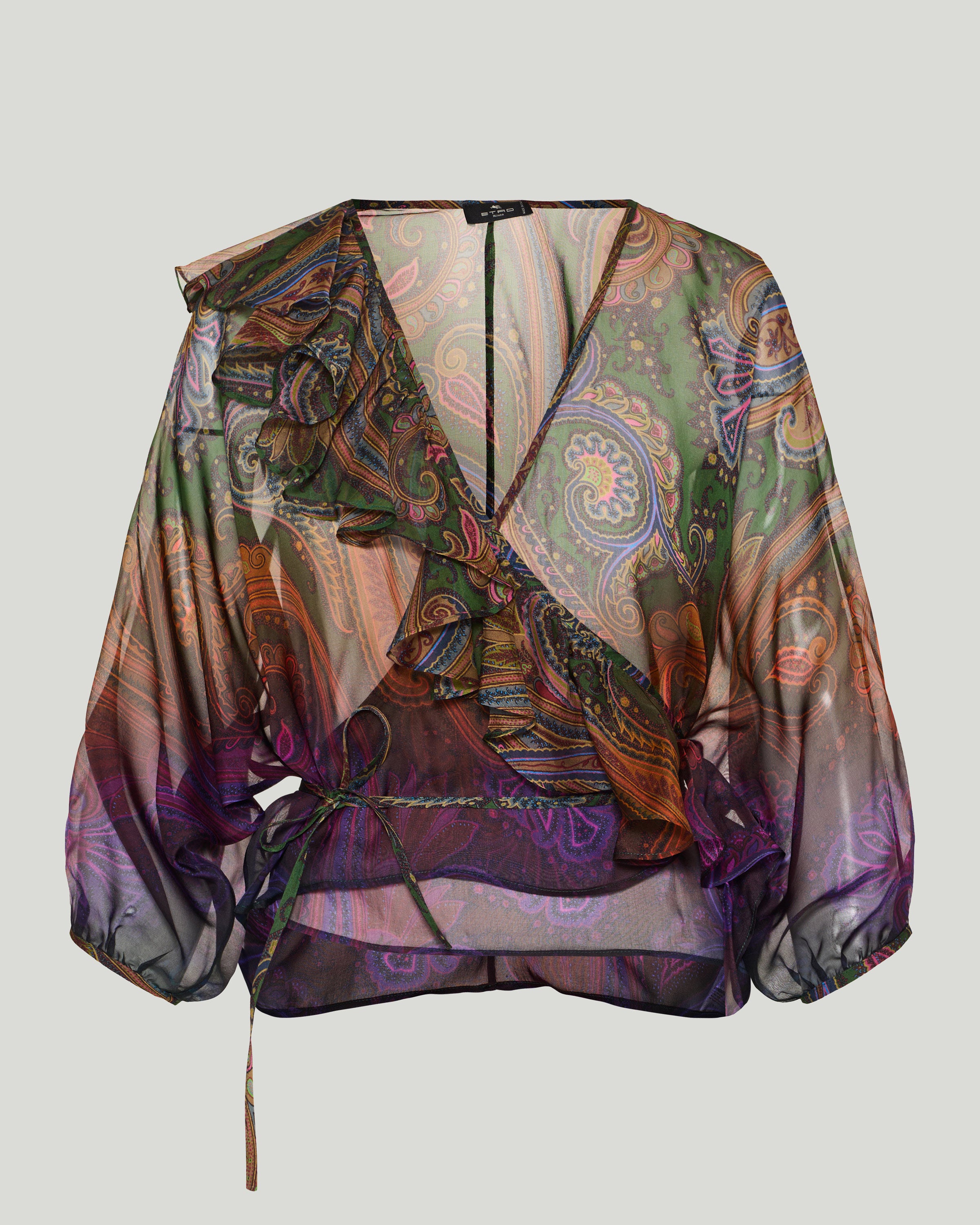 Etro Paisley-printed silk blouse – Luisa World