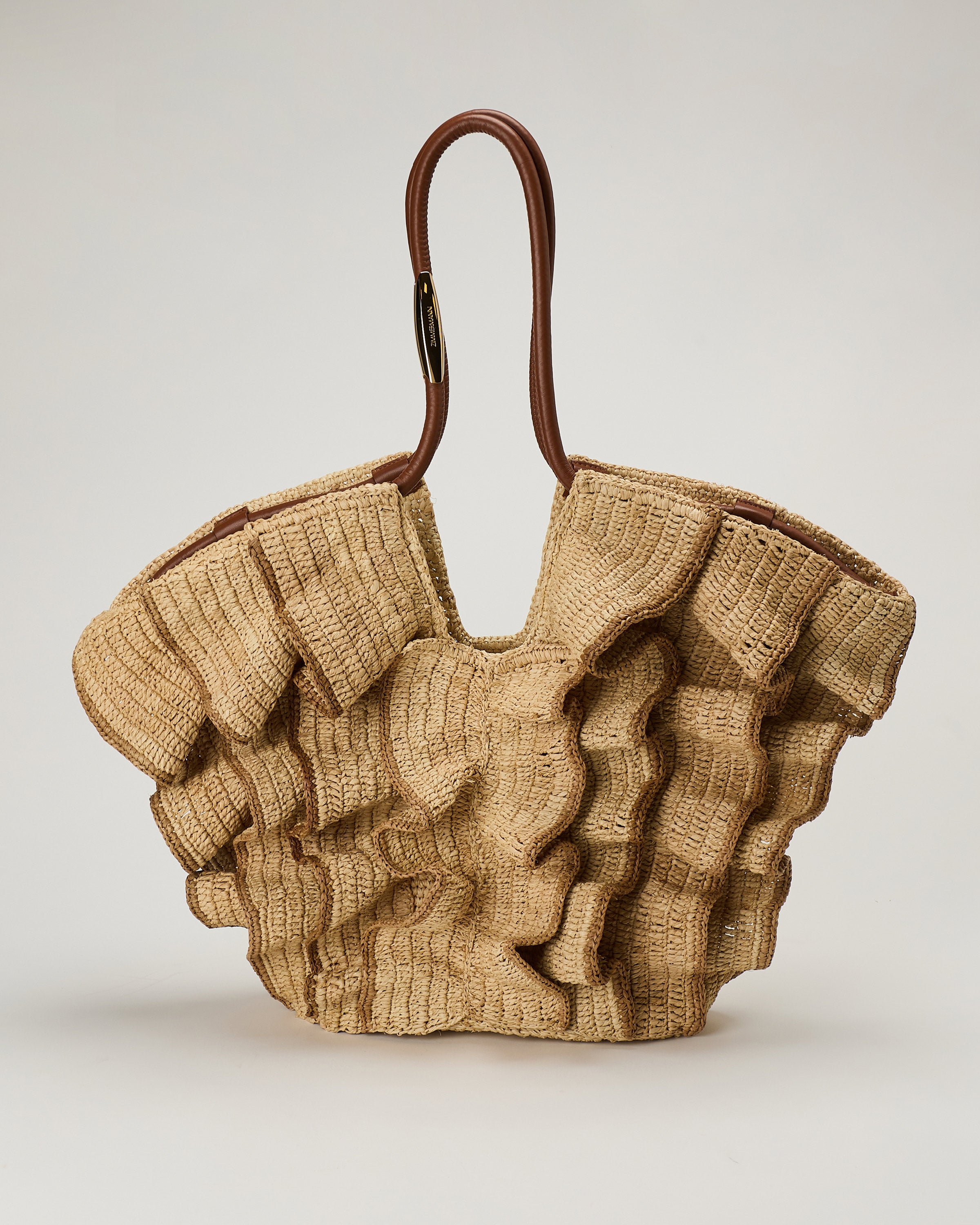 なおみママ様　cotton&steal fabric handmade bag Zimmermann Goldentime medium ruffle tote – Luisa World