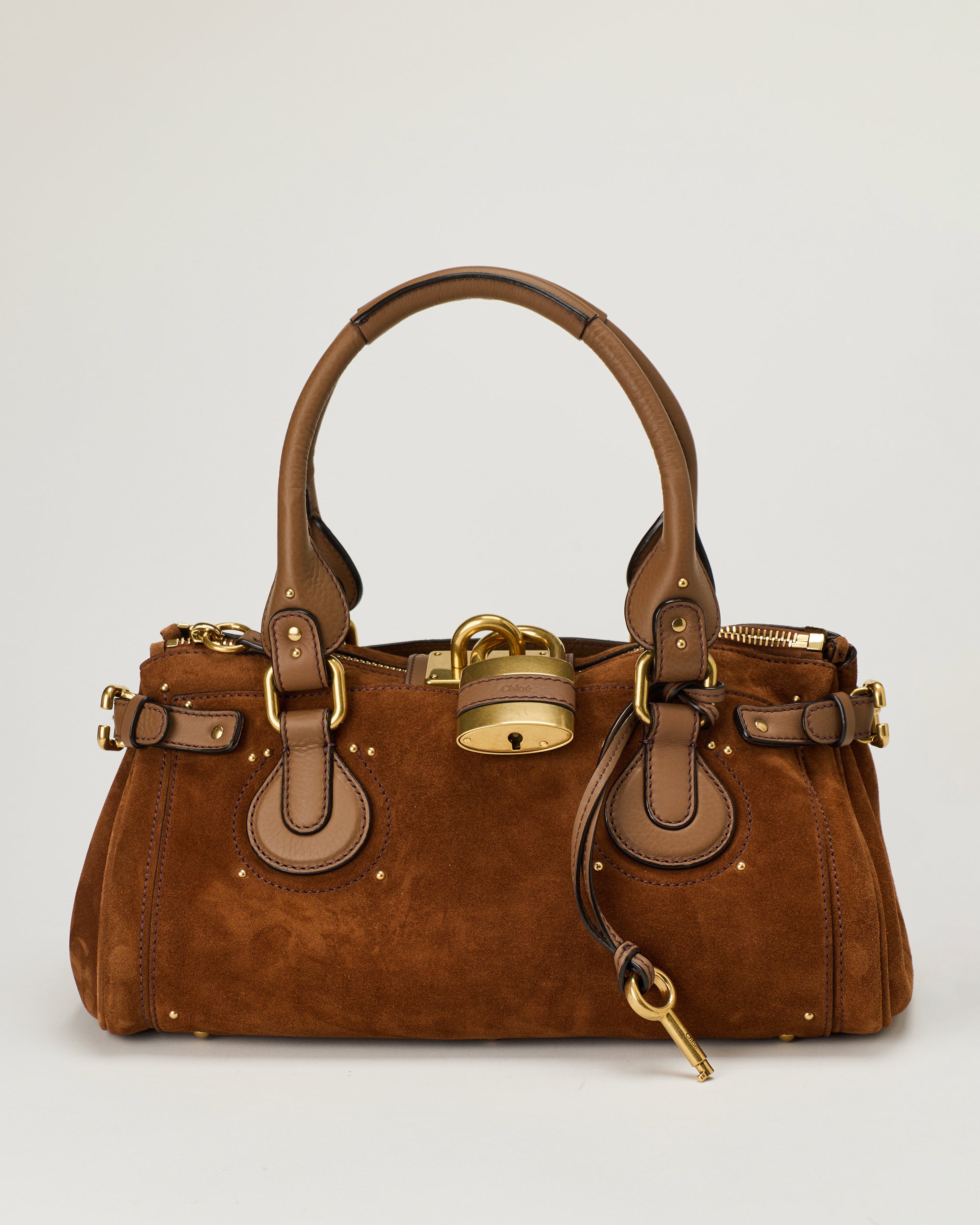 CHLOE Chloé Paddington suede shoulder bag – Luisa World