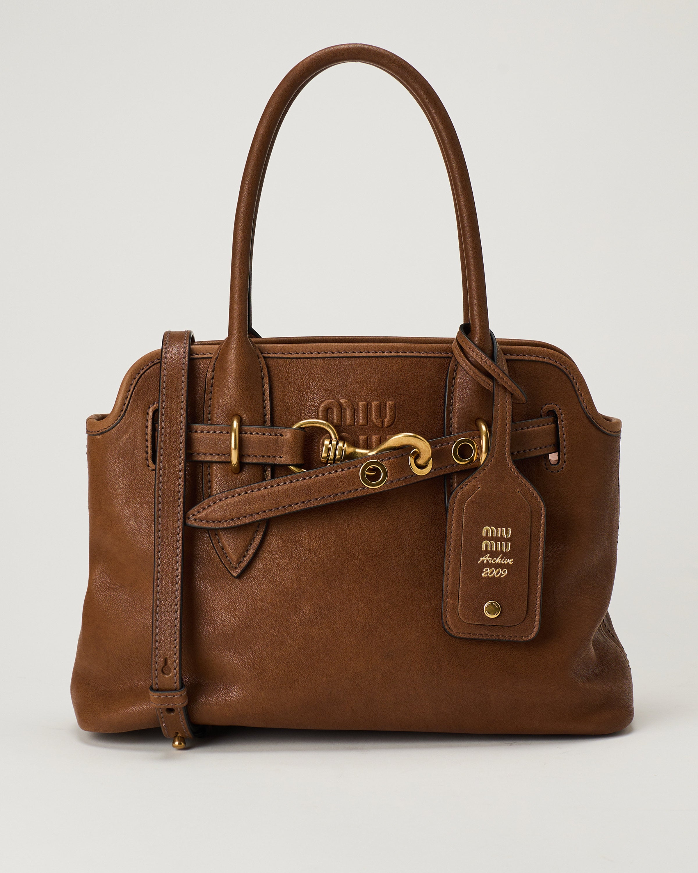 Miu Miu Aventure small leather shoulder bag – Luisa World