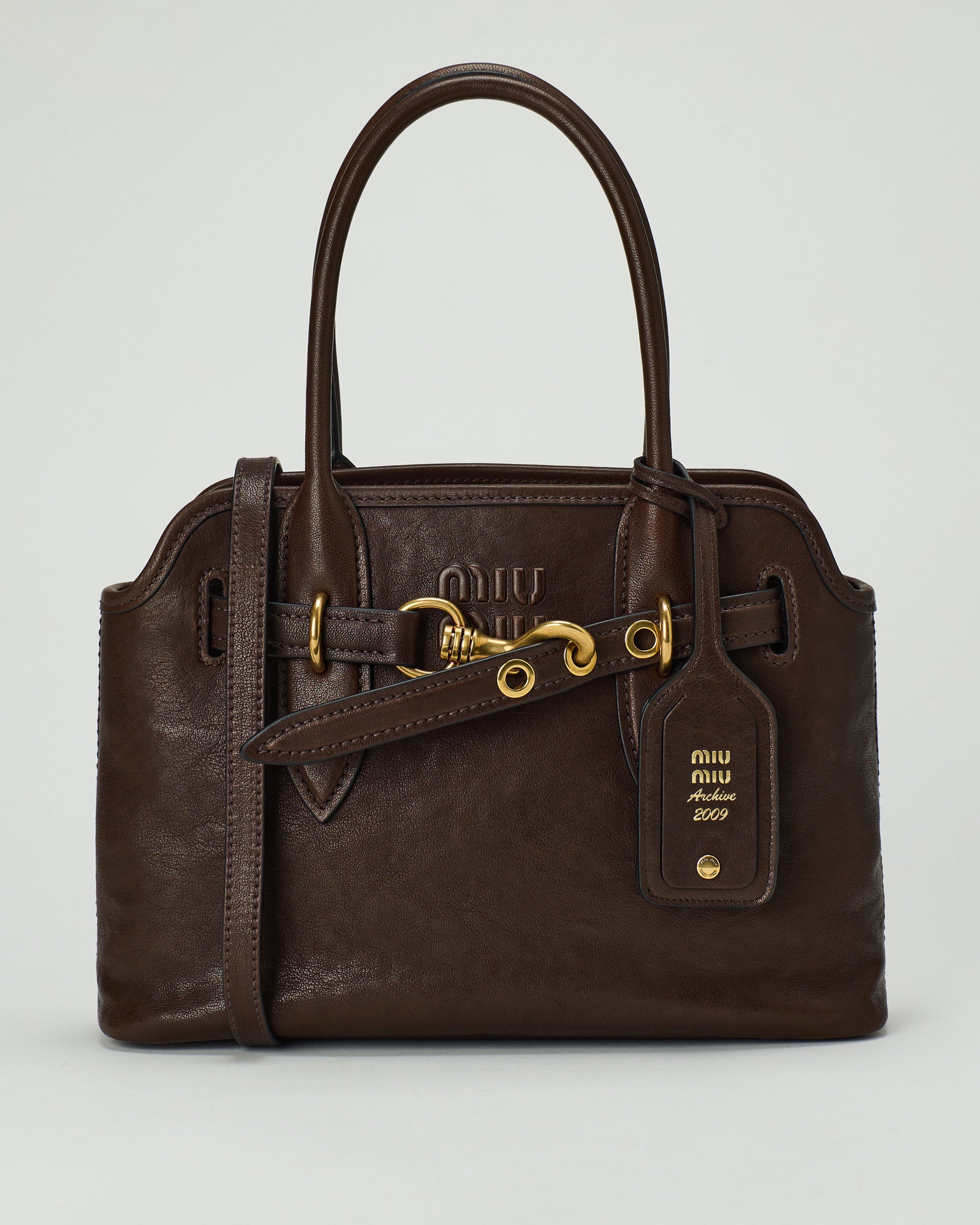 Miu Miu Aventure leather handbag – Luisa World