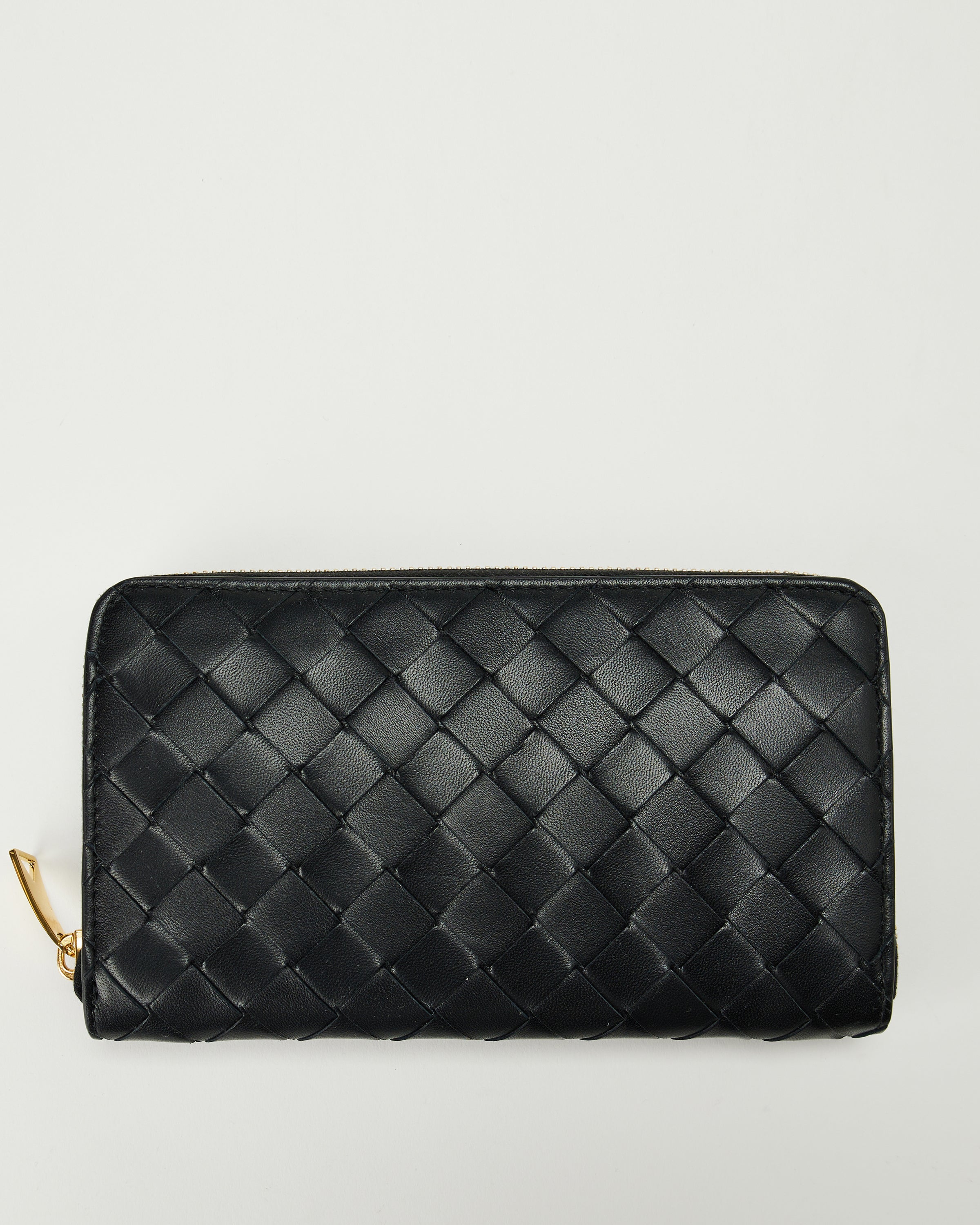 Bottega Veneta Intrecciato zip-around wallet – Luisa World