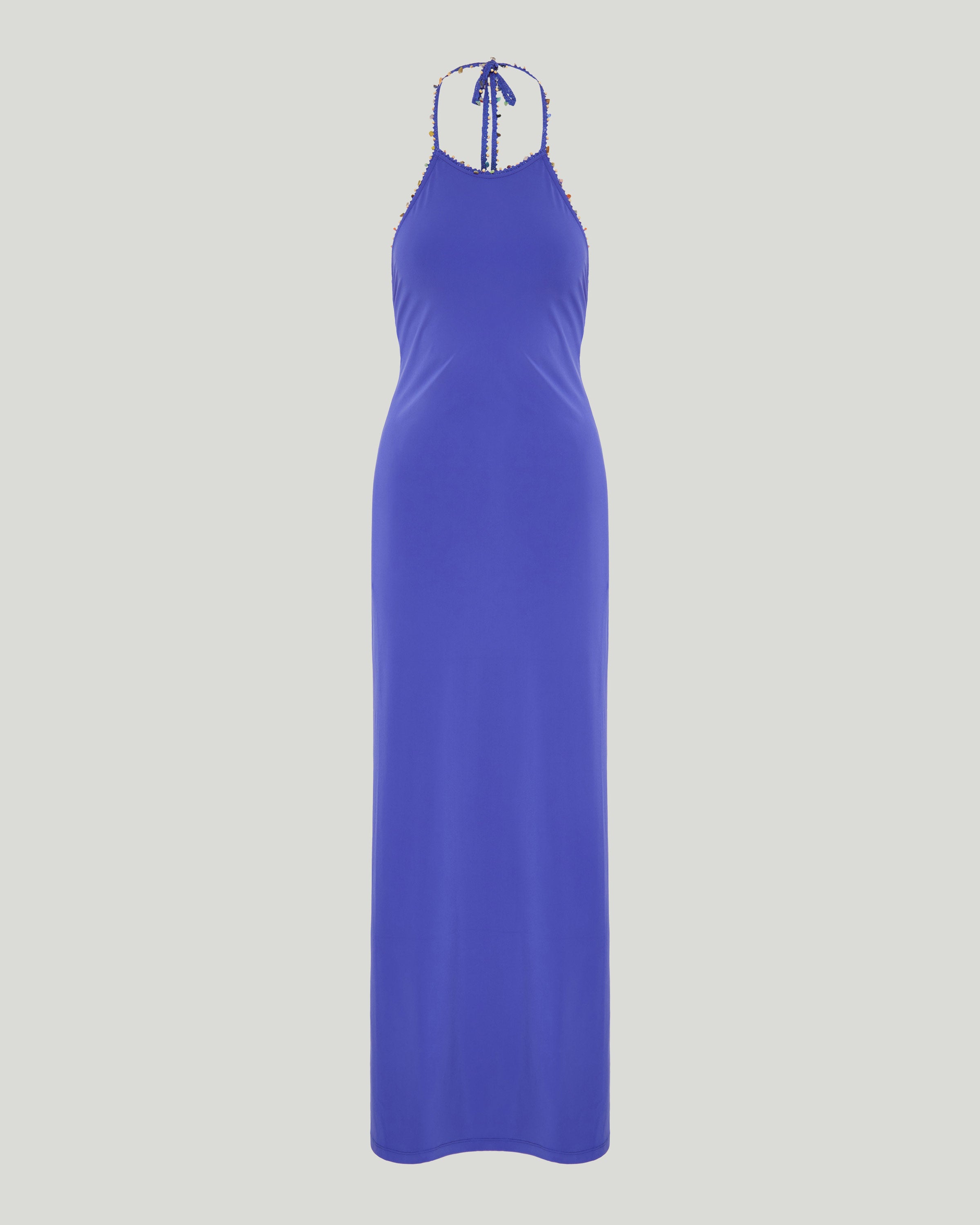 Christopher Esber Embellished halterneck maxi dress Luisa World Christopher Esber Embellished halterneck maxi dress Luisa World