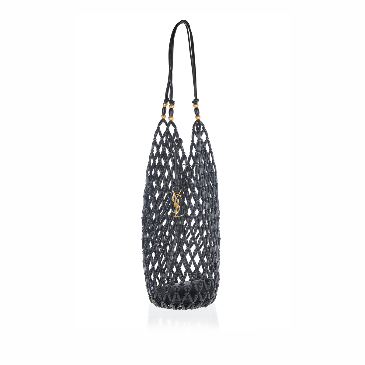 Saint Laurent Wood beads supple bucket bag – Luisa World