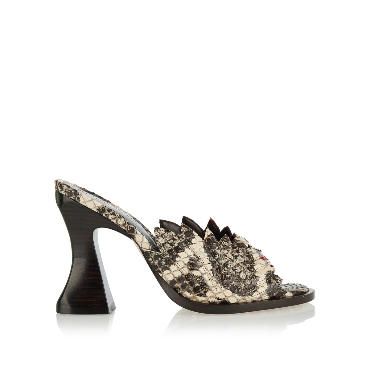 BOTTEGA VENETA Cha Cha anaconda mules – Luisa World