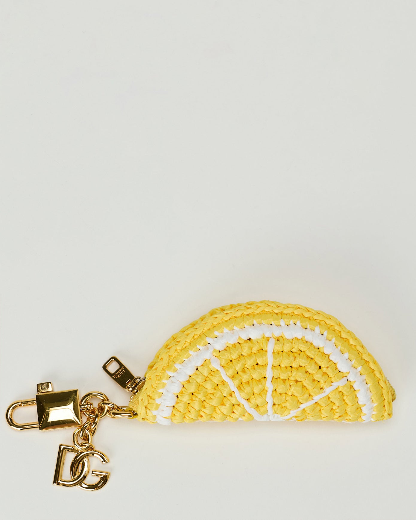 DOLCE & GABBANA Dolce & Gabbana Raffia charm key ring – Luisa World