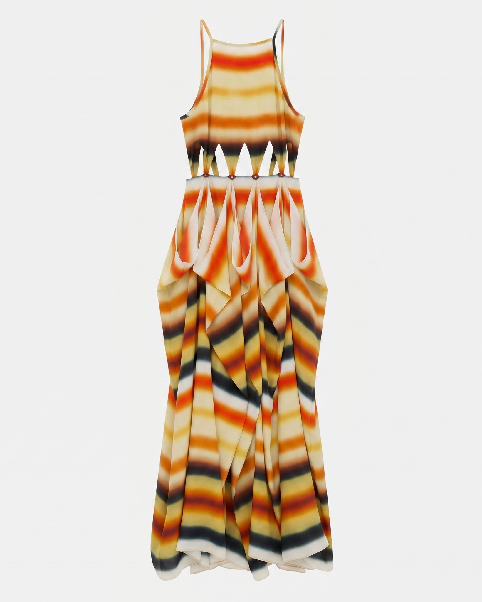 LOEWE PAULA'S IBIZA Loewe Paula's Ibiza Striped silk long dress