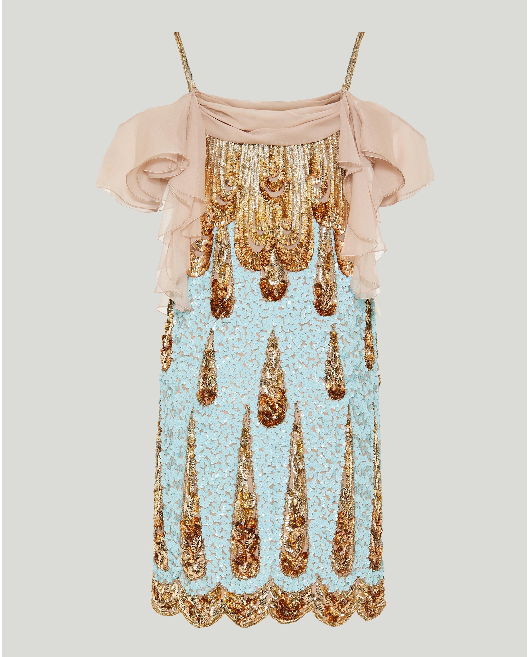 Valentino Garavani Sequin embellished mini dress Luisa World Valentino Garavani Sequin embellished mini dress Luisa World