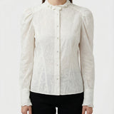 Isabel Marant Zorica ruffled embroidered blouse
