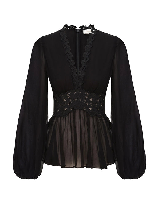 Zimmermann Luna v-neck blouse