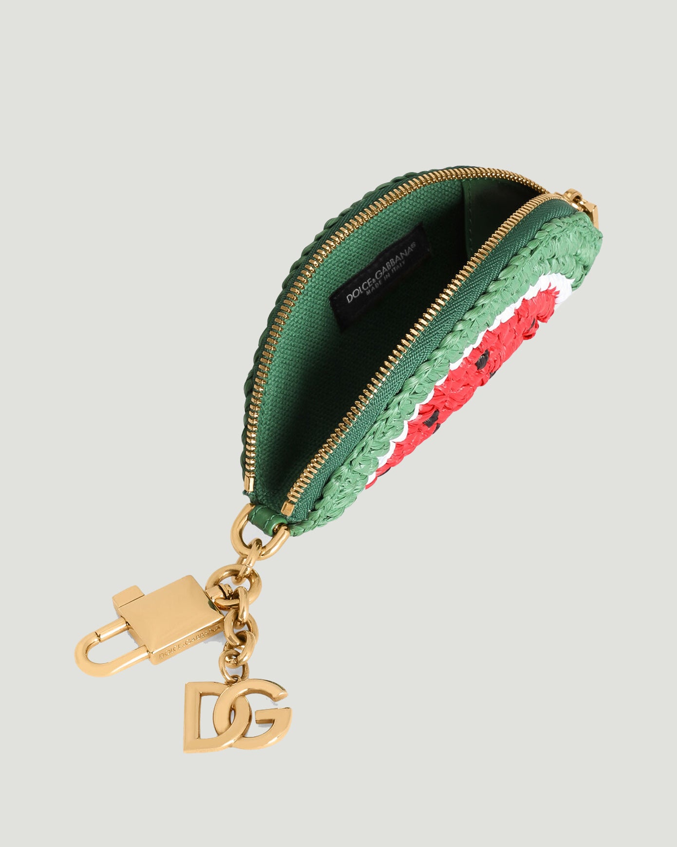 DOLCE & GABBANA Dolce & Gabbana Raffia charm key ring – Luisa World