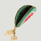 Dolce & Gabbana Raffia charm key ring