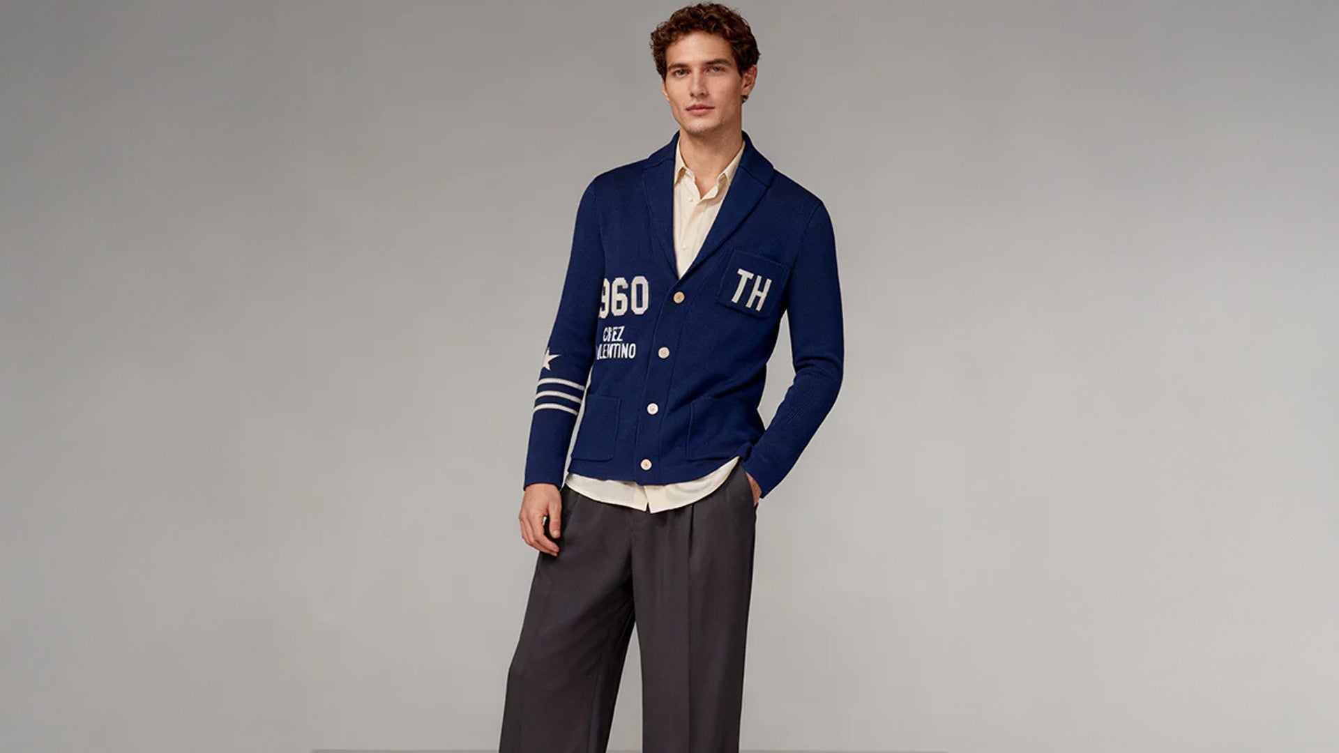 VALENTINO GARAVANI Cherryfic trimmed padded jacquard jacket