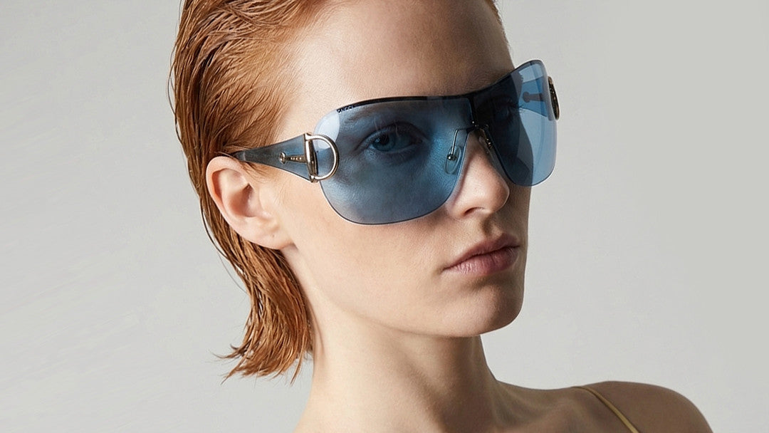 小物 LAVID HOMAGE 914 sunglasses Saint Laurent Eyewear SL 914 oversized sunglasses – Luisa World